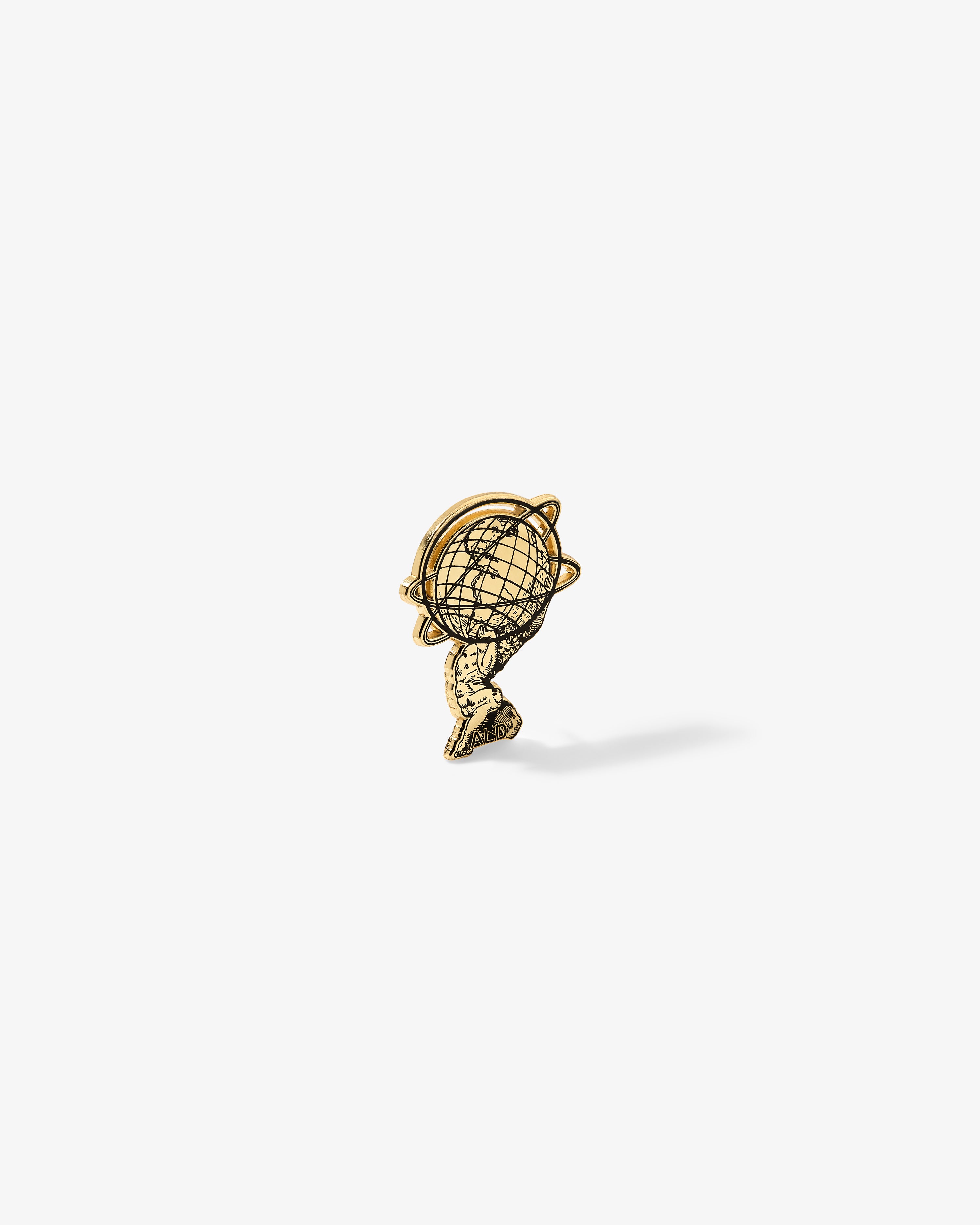 aim-leon-dore-graphic-pin-anstecker-gold-schwarz image 2