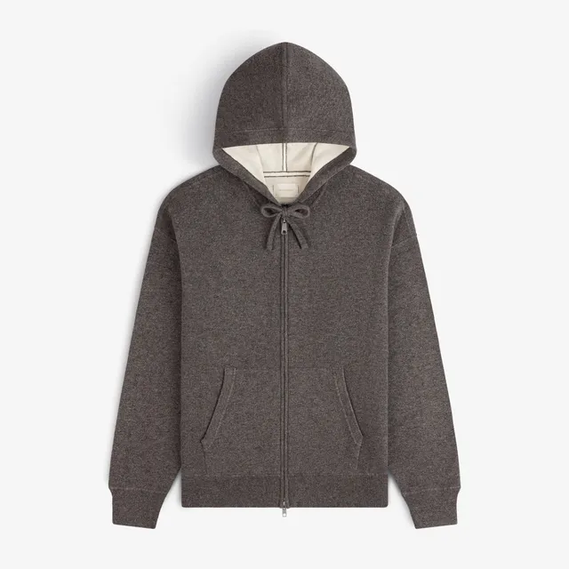 aim-leon-dore-full-zip-pavilion-cashmere-hoodie-braun-cashmere-hoodie image 1