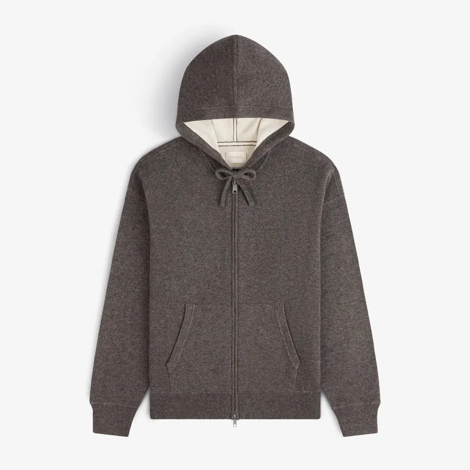 aim-leon-dore-full-zip-pavilion-cashmere-hoodie-braun-cashmere-hoodie image 1