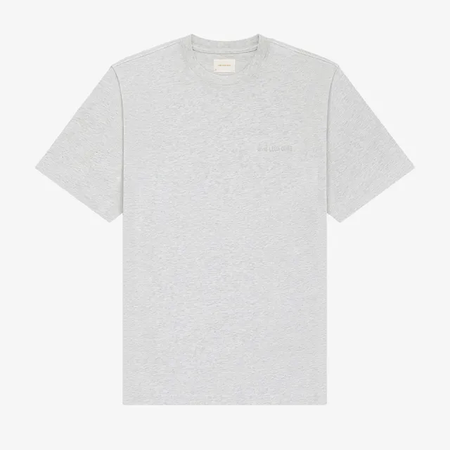 aim-leon-dore-tonal-logo-tee-oatmeal-baumwolle image 1