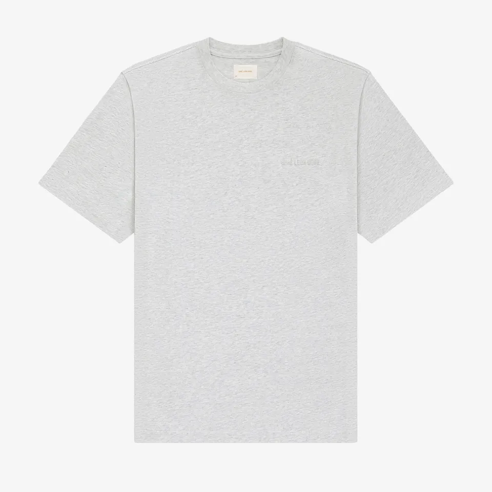 aim-leon-dore-tonal-logo-tee-oatmeal-baumwolle image 1
