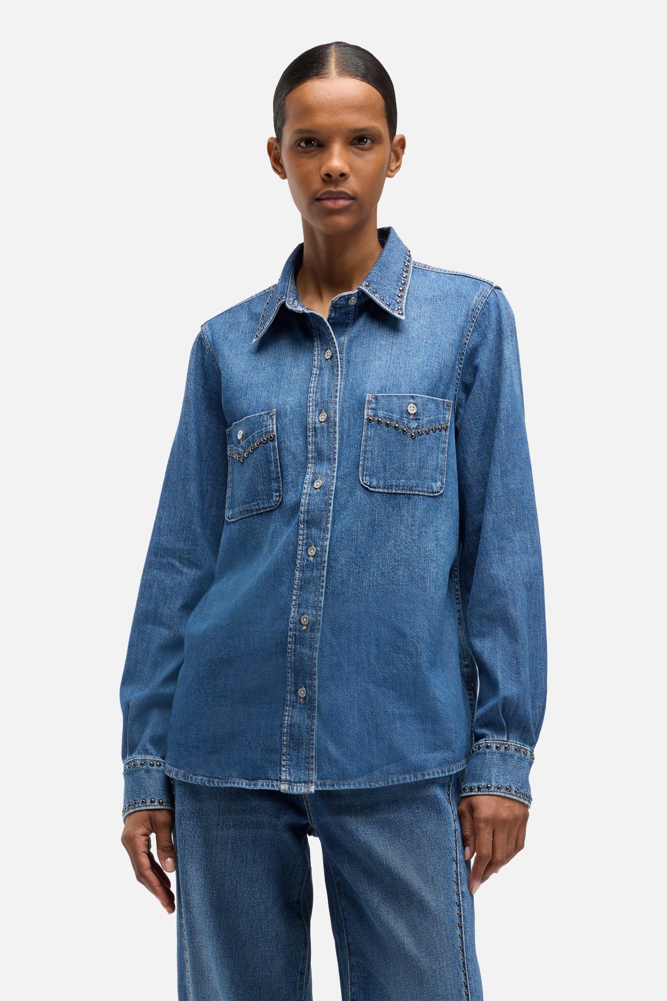 7-for-all-mankind-denim-western-hemd-street-wise image 3