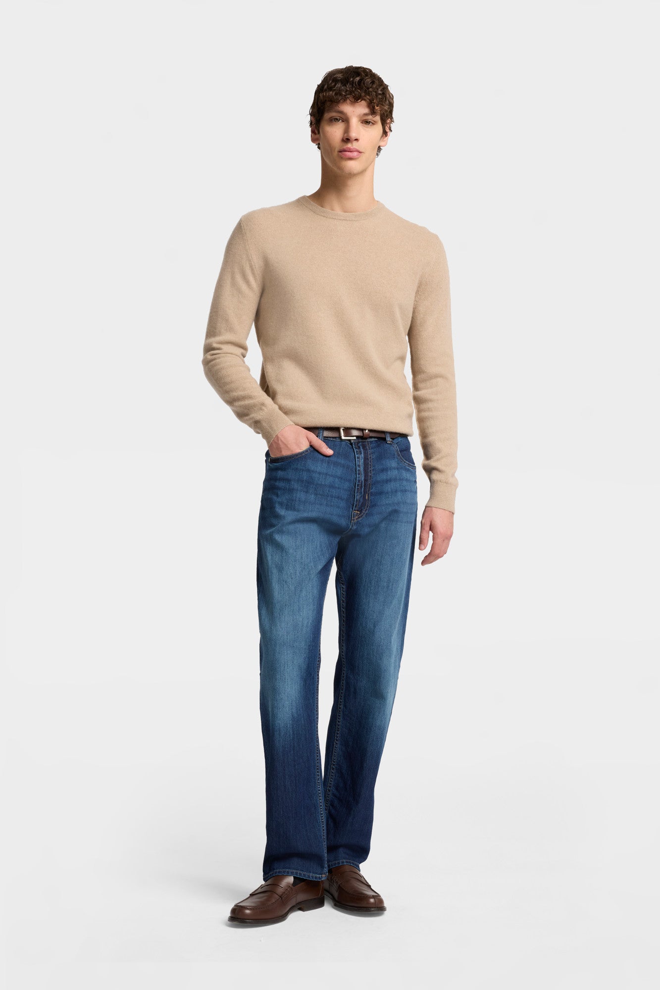 7-for-all-mankind-crewneck-sweater-cashmere-umber-herren-kaschmirpullover image 2