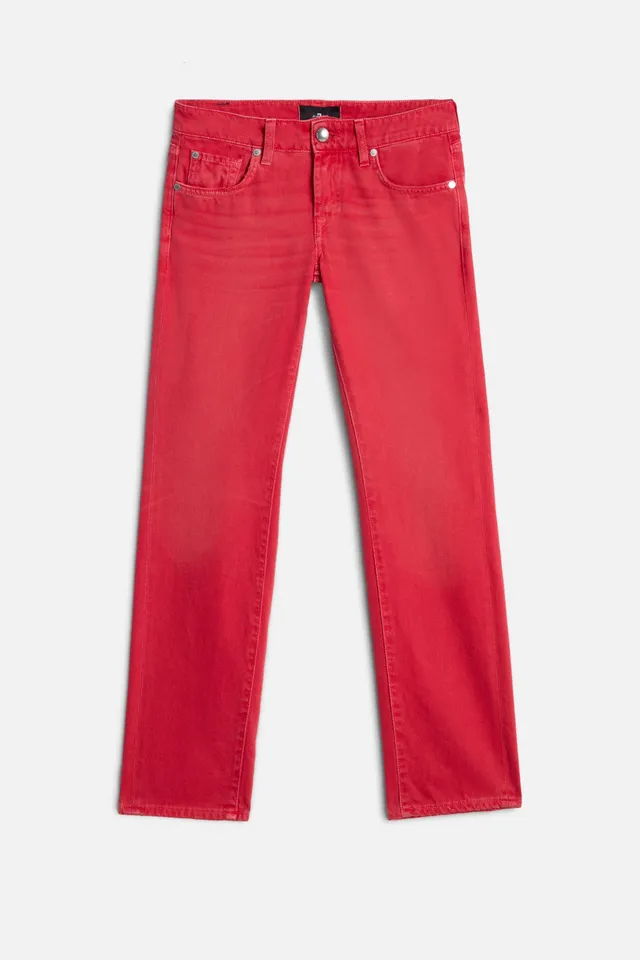 7-for-all-mankind-low-cigarette-slim-straight-jeans-comfort-flame-damen image 1