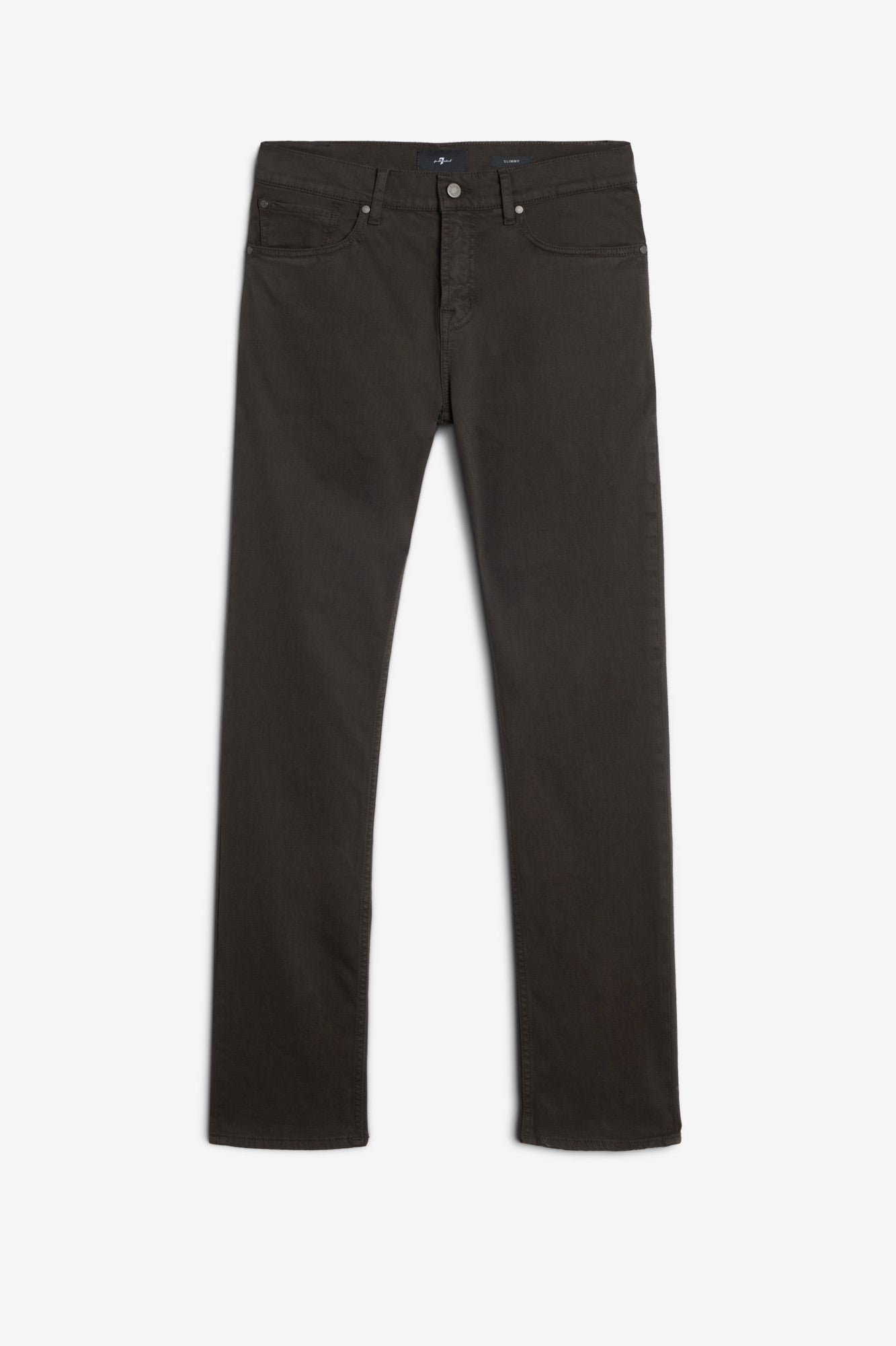 7-for-all-mankind-slimmy-slim-twill-hose-dark-olive-herren image 1
