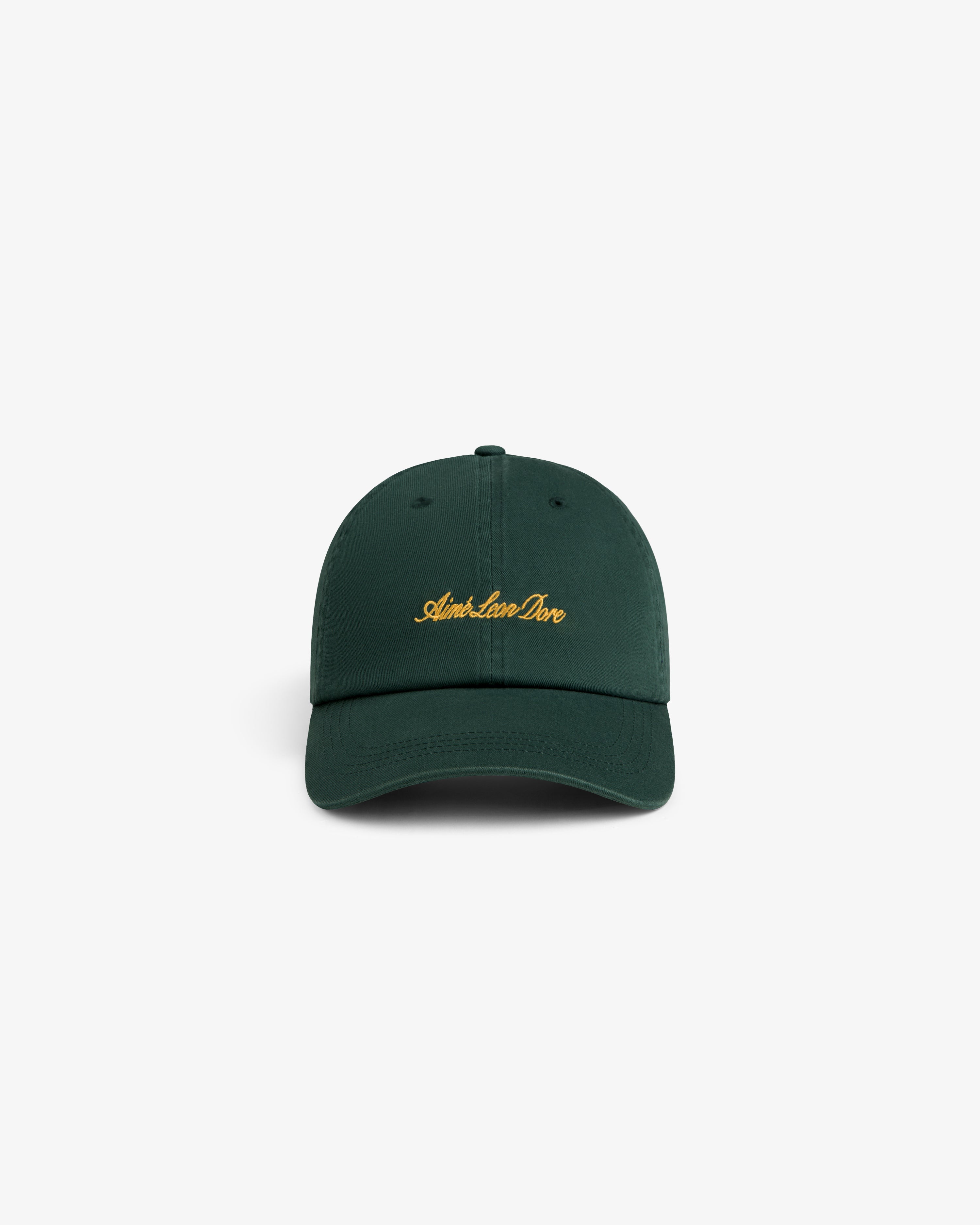 aim-leon-dore-washed-script-chino-cap-gr-n image 2