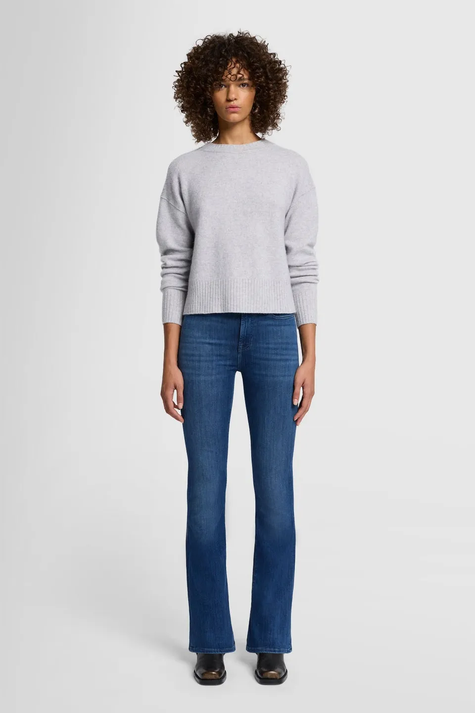 7-for-all-mankind-ali-slim-illusion-neptune-high-waist-bootcut-jeans-damen image 1