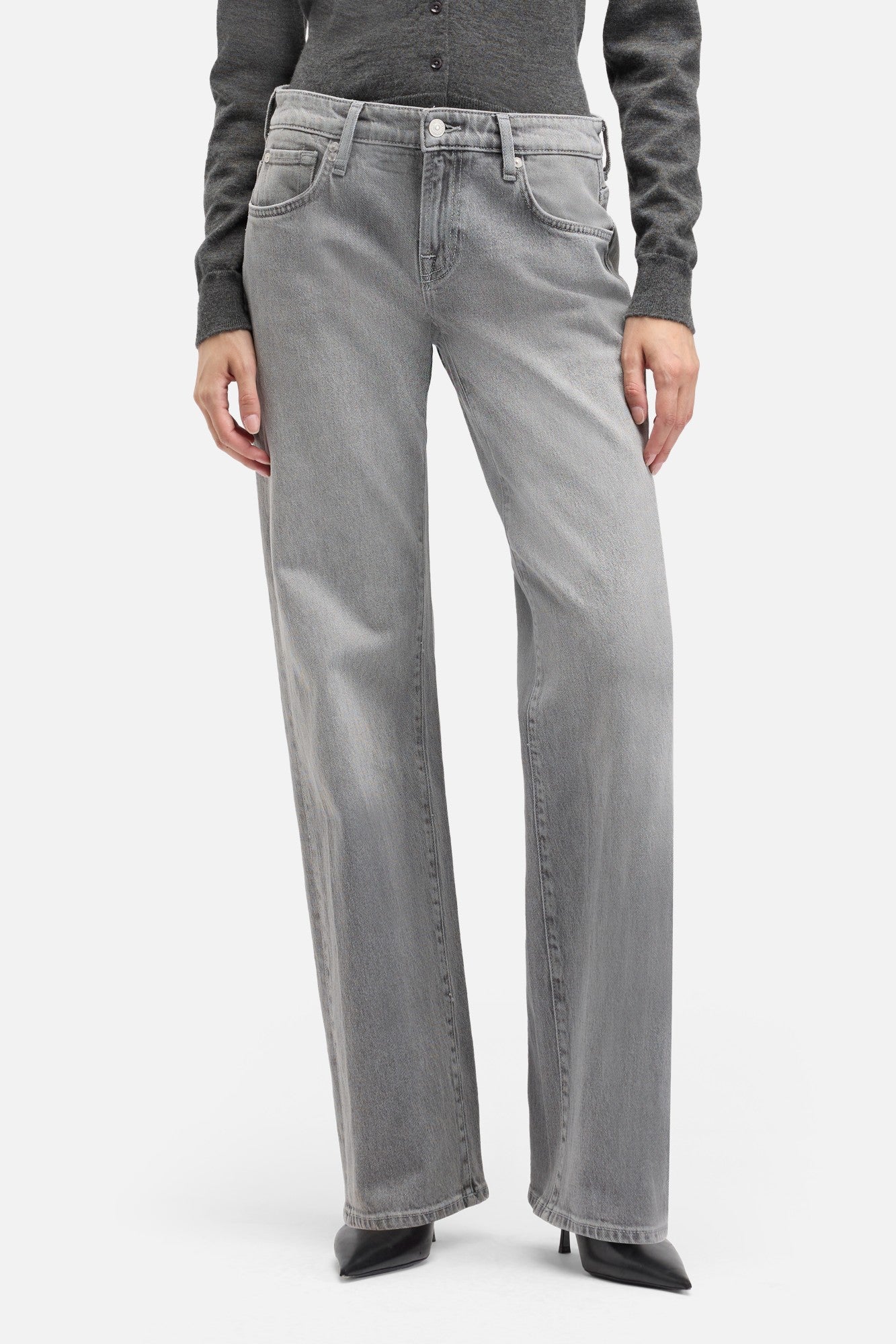 7-for-all-mankind-low-straight-damen-jeans-mankind-steel-grau image 3