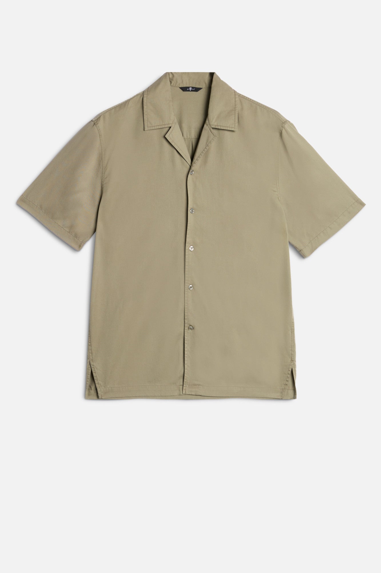 7-for-all-mankind-camp-shirt-fluid-army-herren-kurzarm-hemd image 1