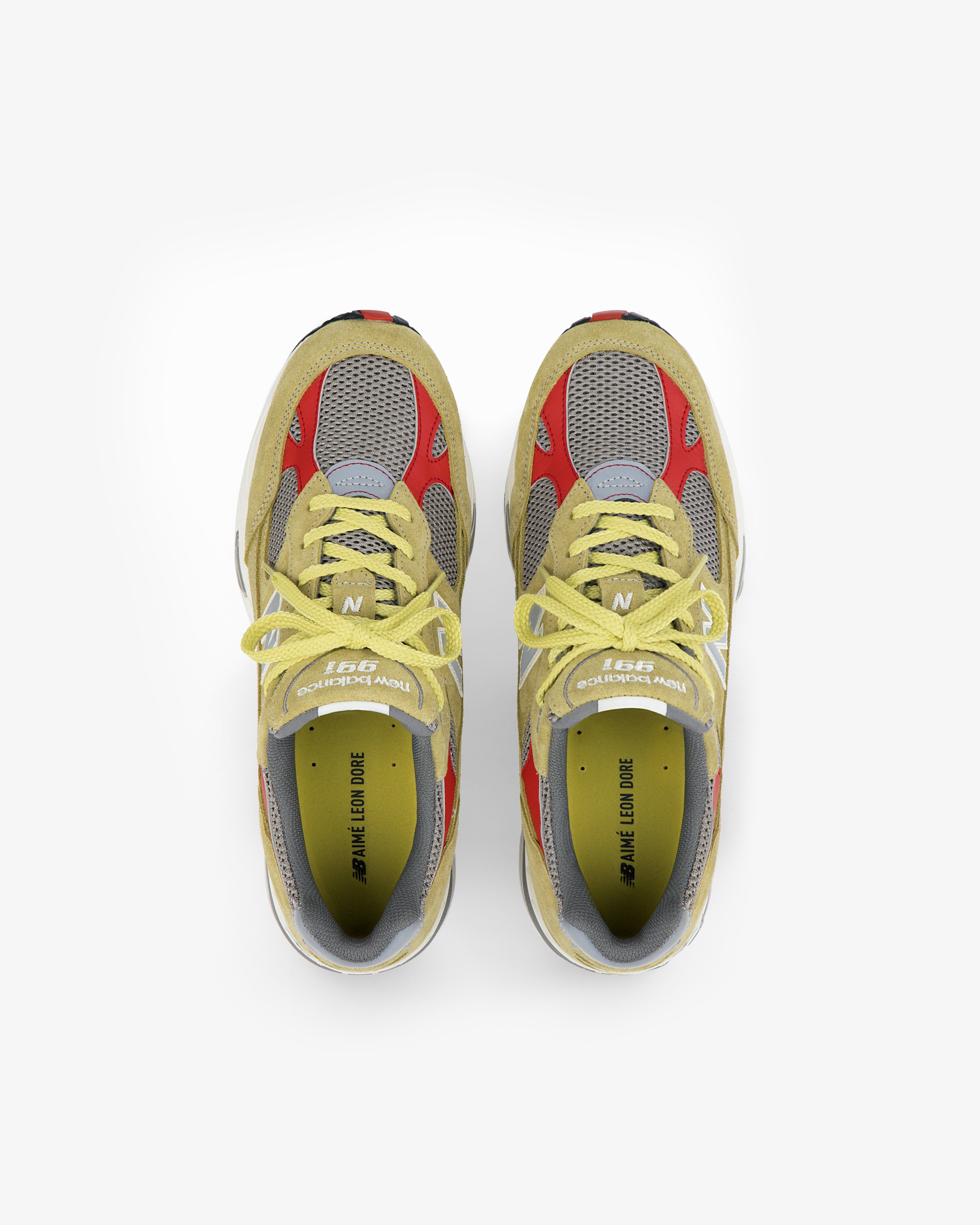 aim-leon-dore-x-new-balance-991-made-in-uk-braun-sneaker-unisex image 5