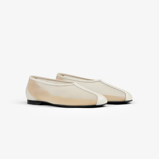 aim-leon-dore-mesh-ballet-flat-cream-damen image 1