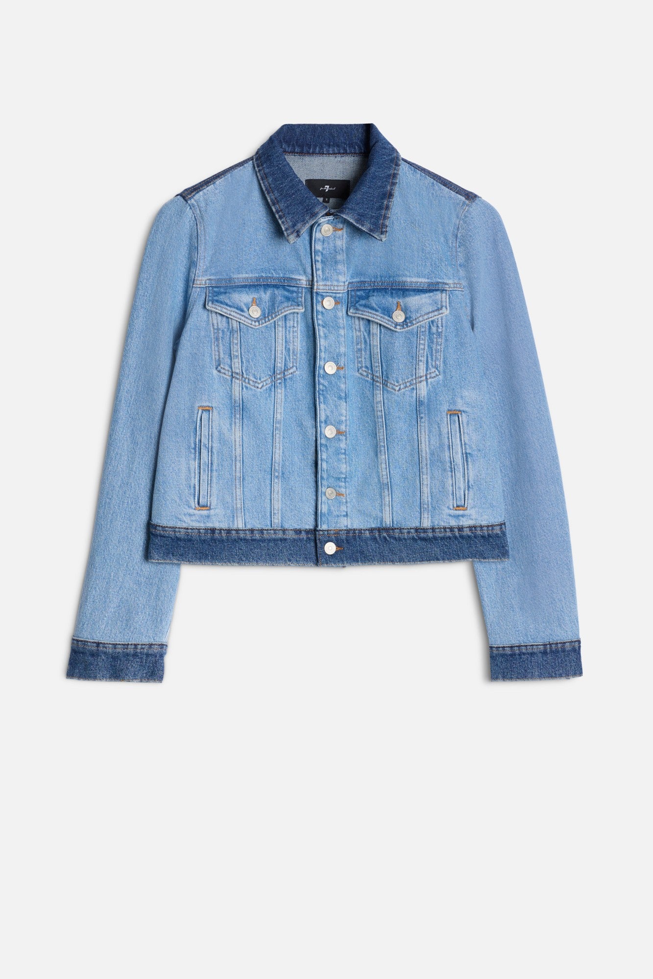 7-for-all-mankind-adi-trucker-jacket-joker-damen-jeansjacke image 1