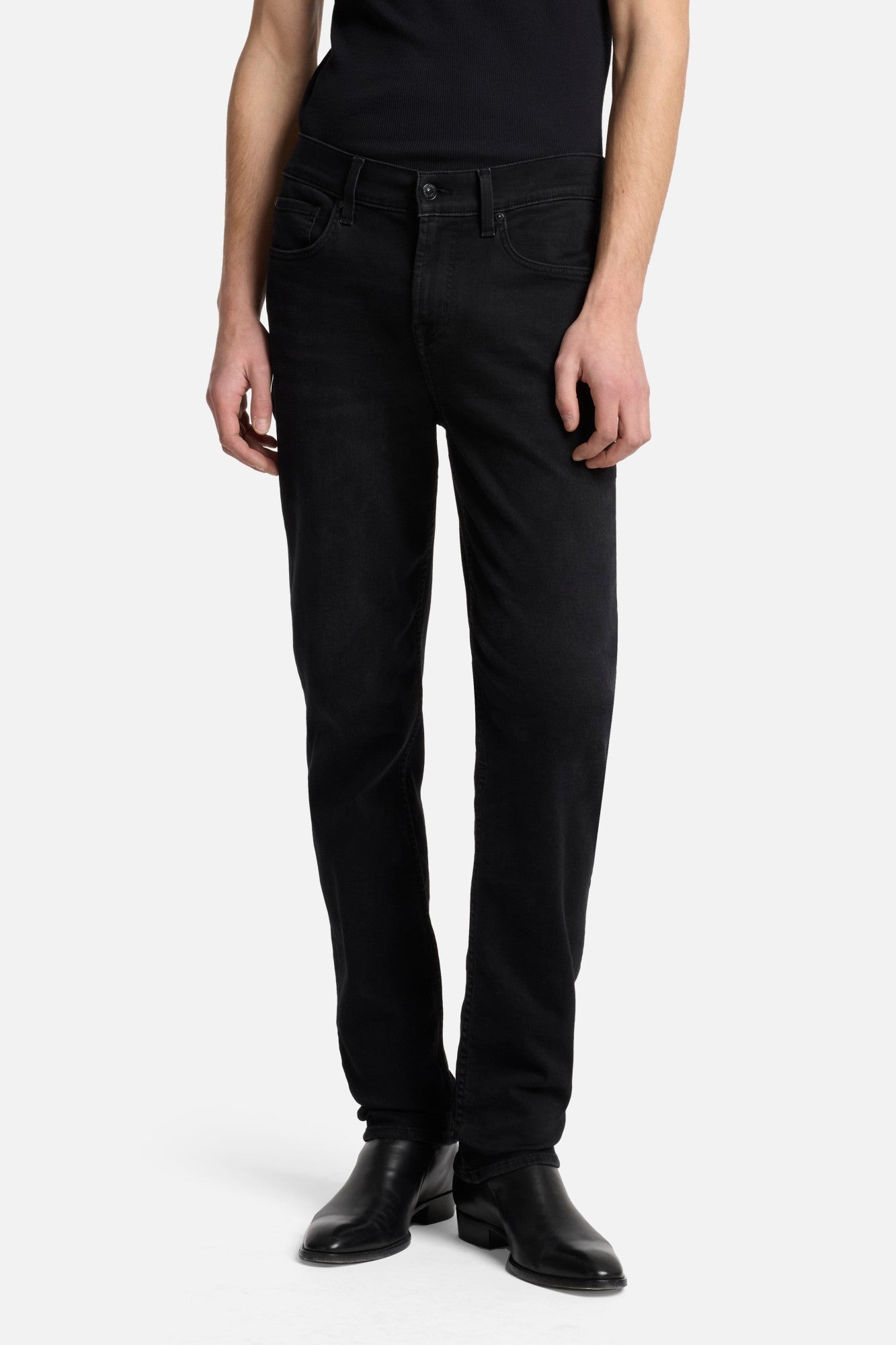 7-for-all-mankind-slimmy-richey-herren-slim-jeans-schwarz image 3