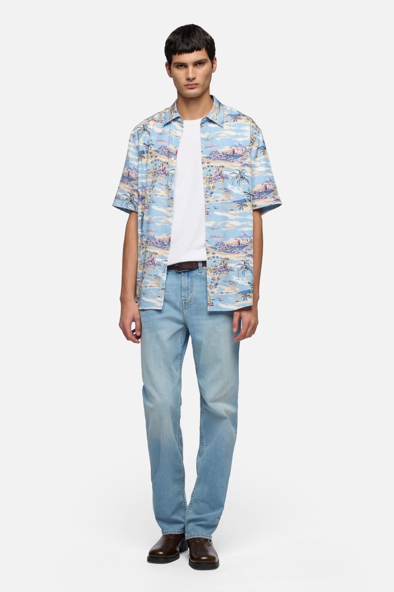 7-for-all-mankind-short-sleeve-button-up-shirt-fluid-aloha image 2