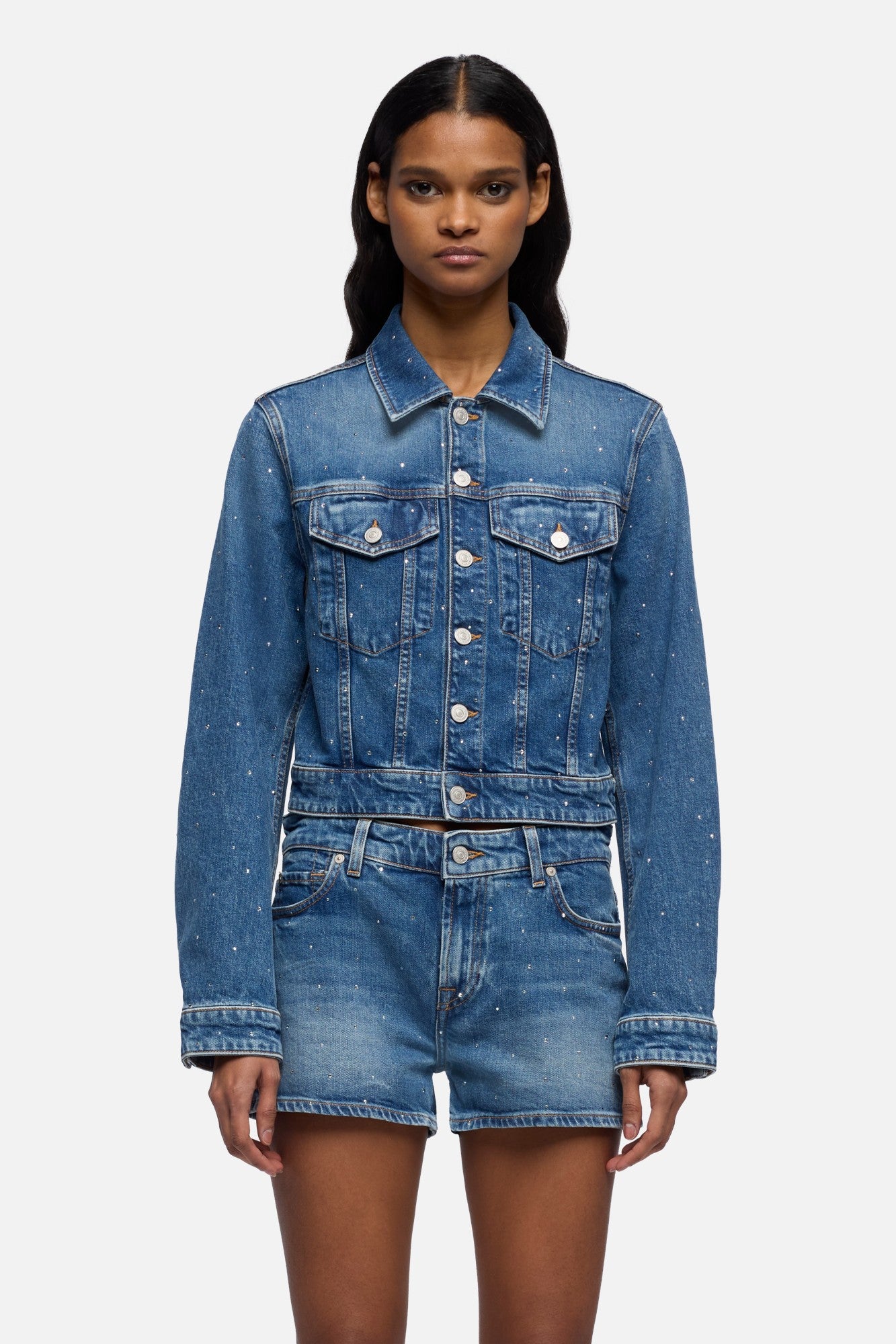 7-for-all-mankind-embellished-shrunken-jacket-damen-jeansjacke-blue-shine image 3