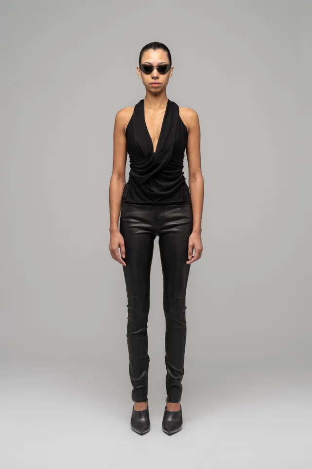 032c-draped-swan-evening-top-tech-jersey-longsleeve image 1