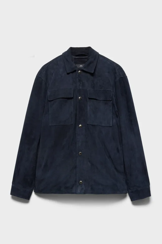 7-for-all-mankind-overshirt-in-suede-navy-herren-hemdjacke-aus-veloursleder image 1