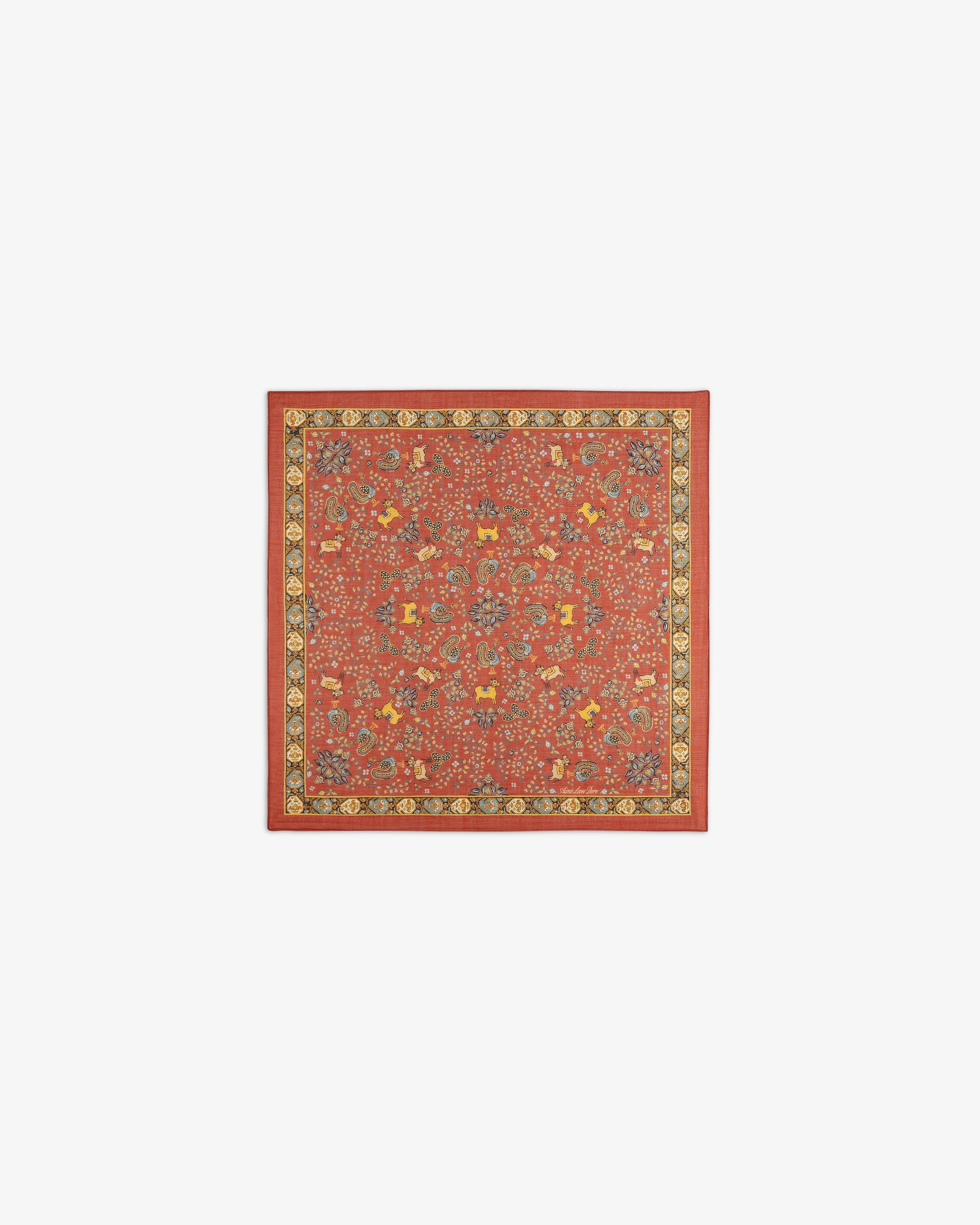 aim-leon-dore-archival-print-wool-silk-bandana-27-multicolor image 2