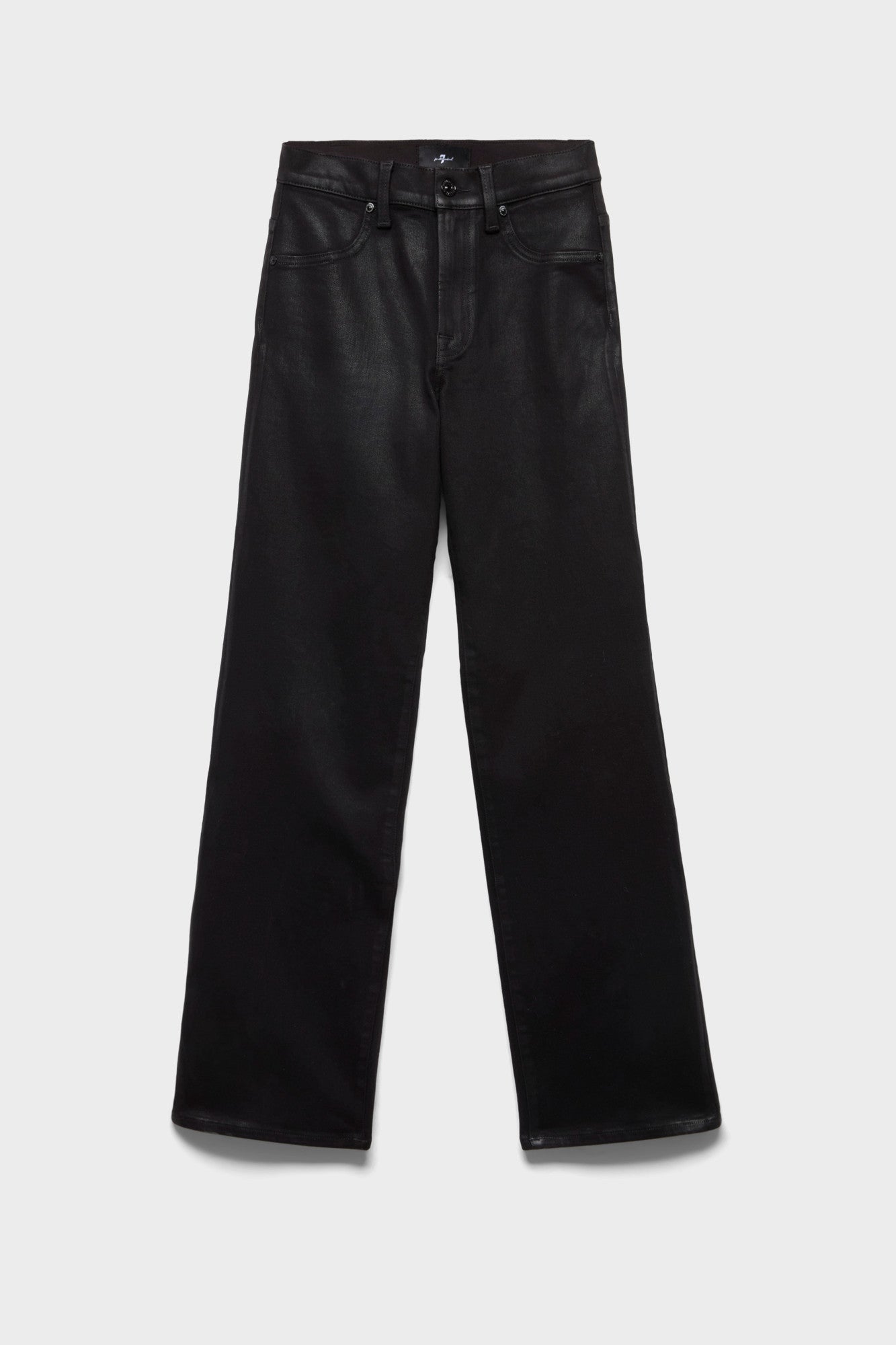 7-for-all-mankind-stovepipe-straight-coated-denim-black-damen-jeans image 1