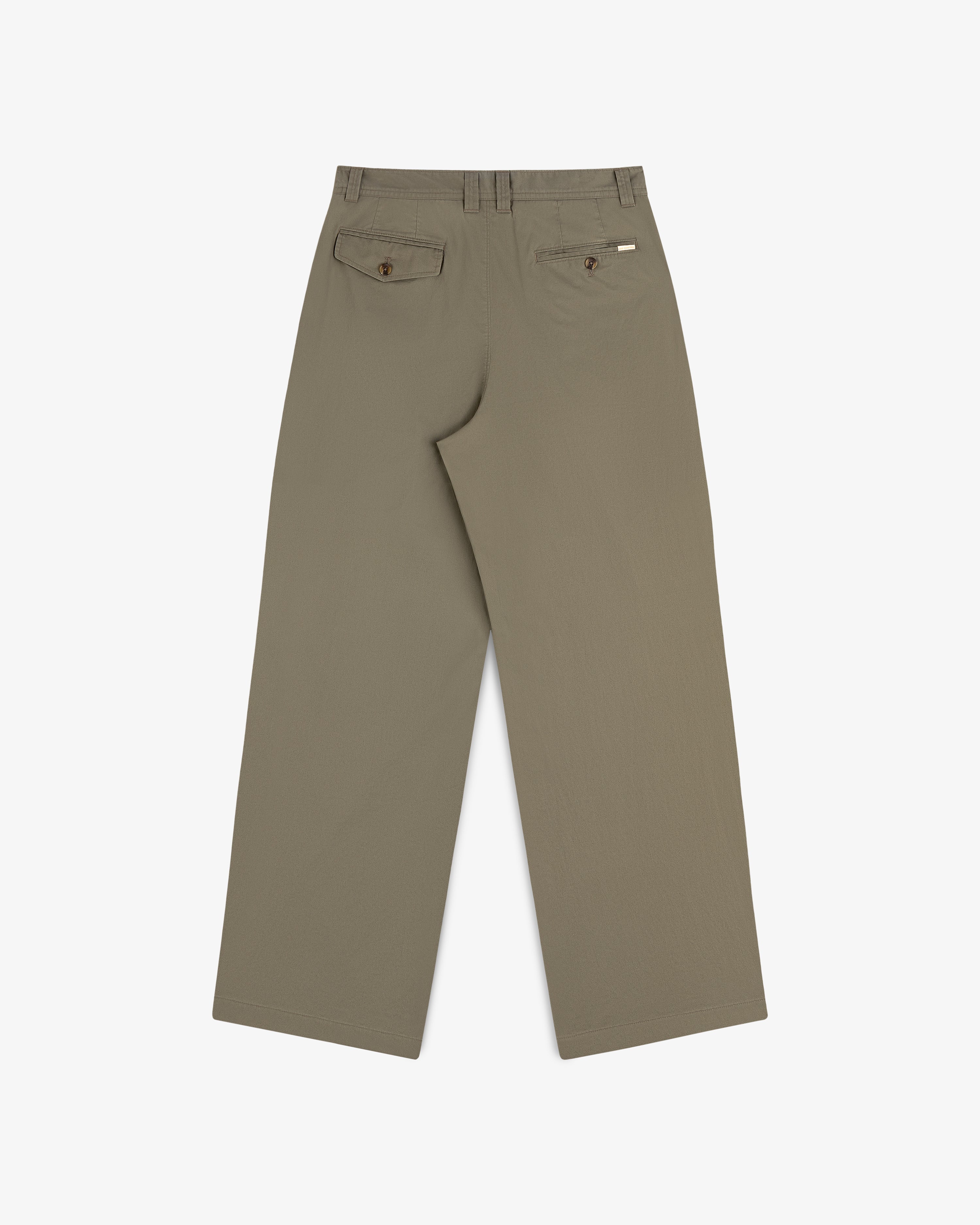 aim-leon-dore-double-pleated-officer-pant-olive image 4