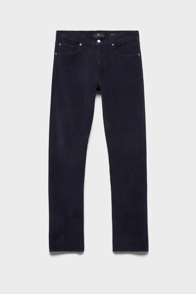 7-for-all-mankind-slimmy-cordhose-corduroy-navy-herren image 1