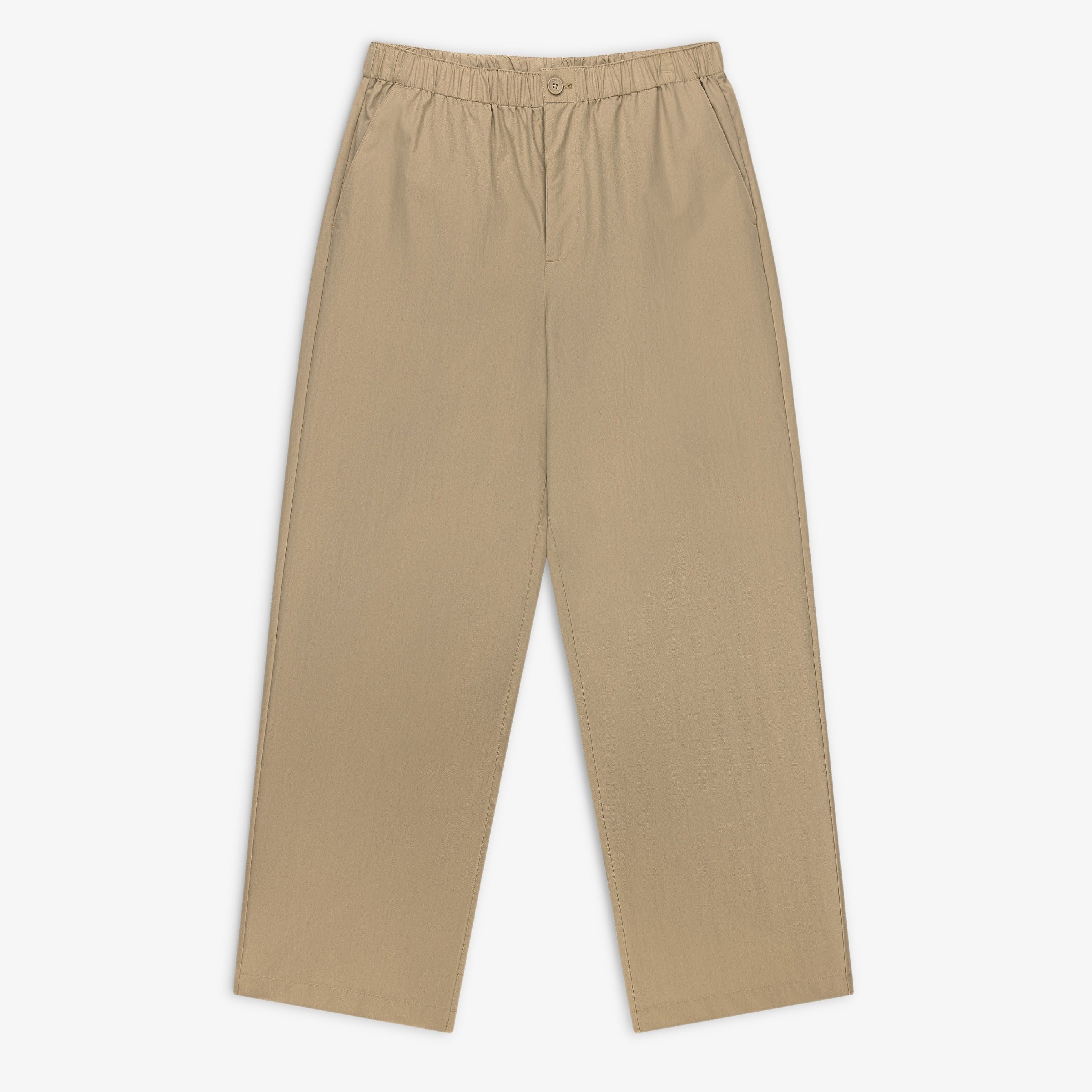 aim-leon-dore-relaxed-cotton-trouser-stoffhose-tan-straight-fit image 1