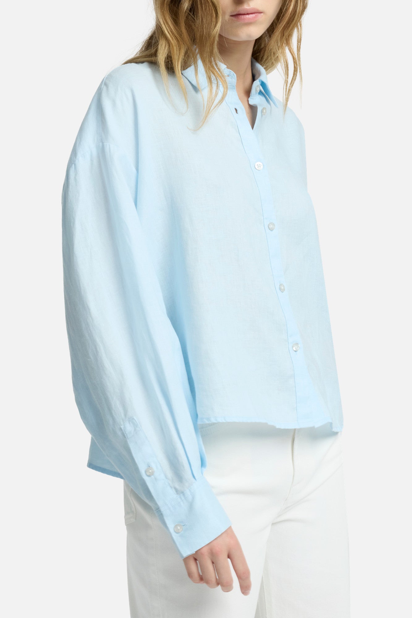 7-for-all-mankind-cropped-shirt-leinen-cielo image 5