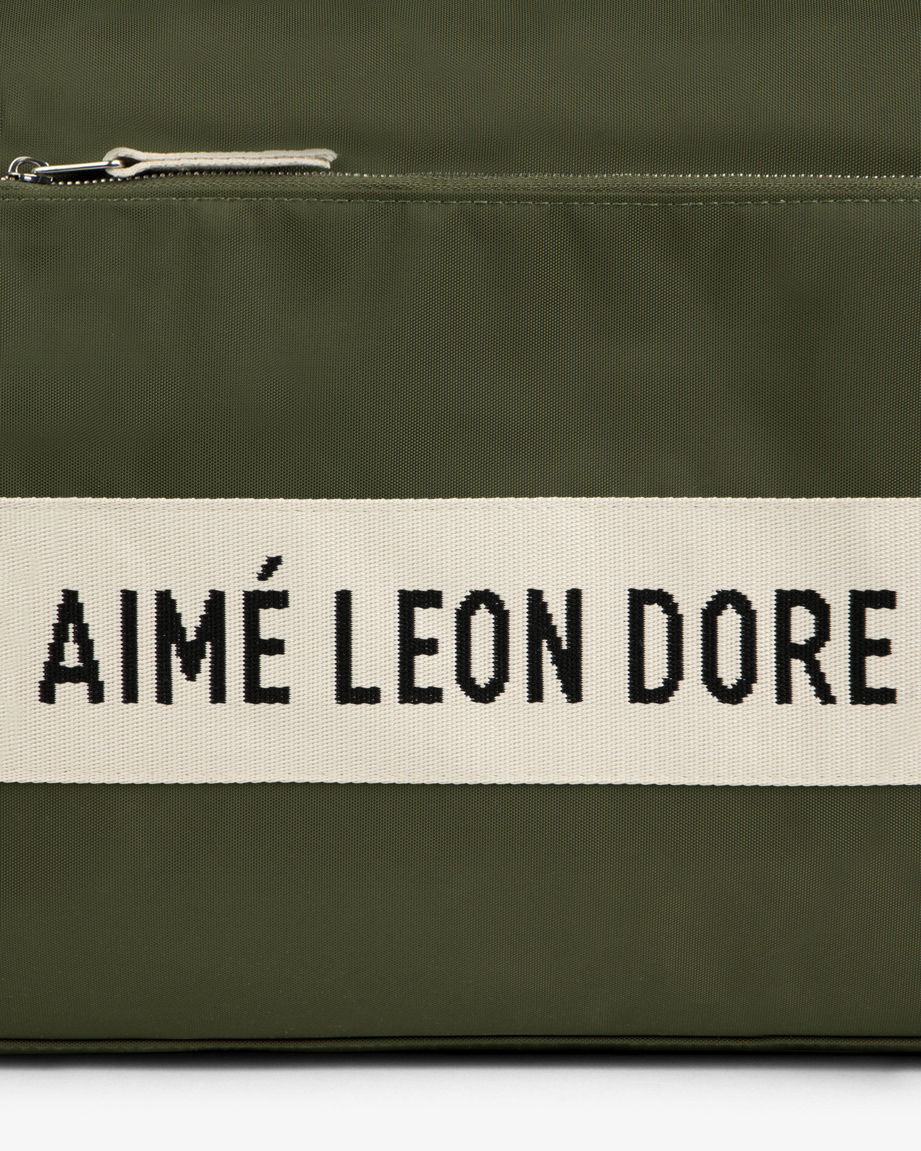 aim-leon-dore-nylon-duffle-bag-54cm-olive image 5