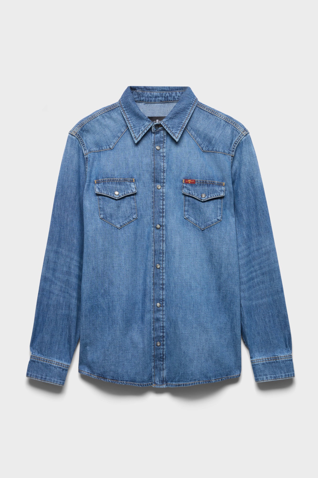 7-for-all-mankind-western-hemd-denim-canyon-herren image 1