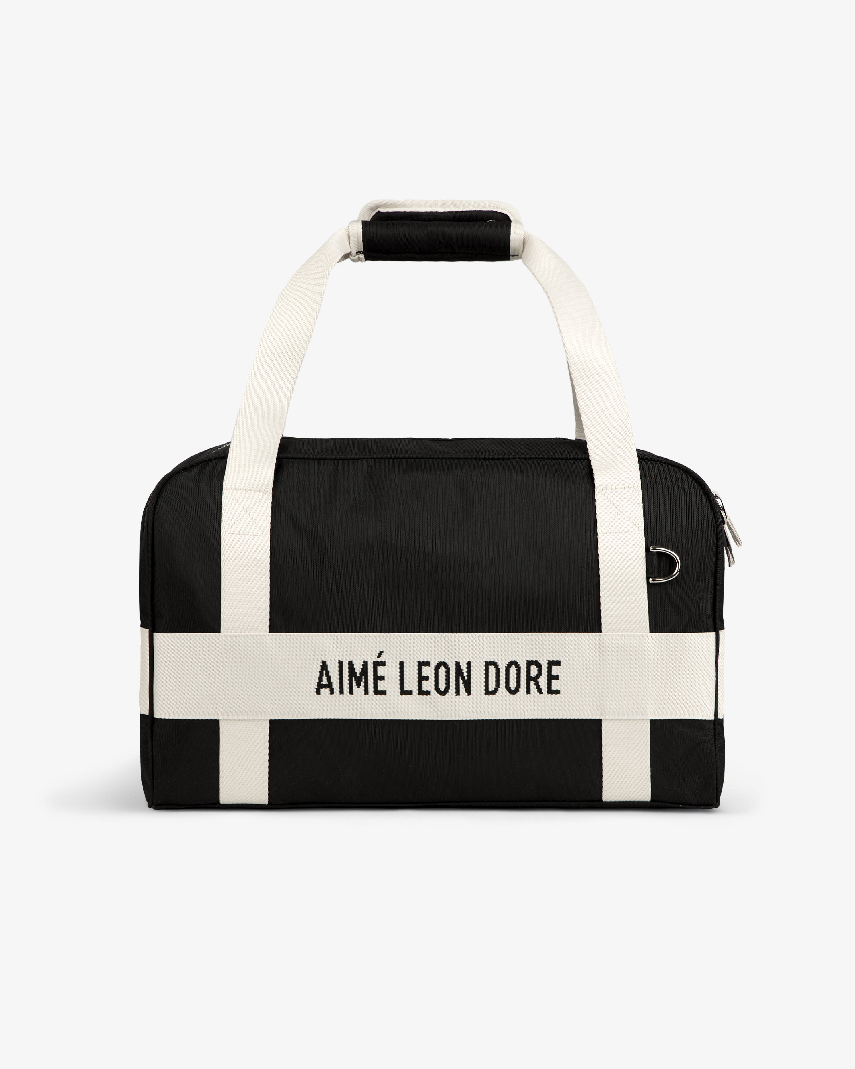 aim-leon-dore-nylon-duffle-bag-reisetasche-schwarz-unisex image 4