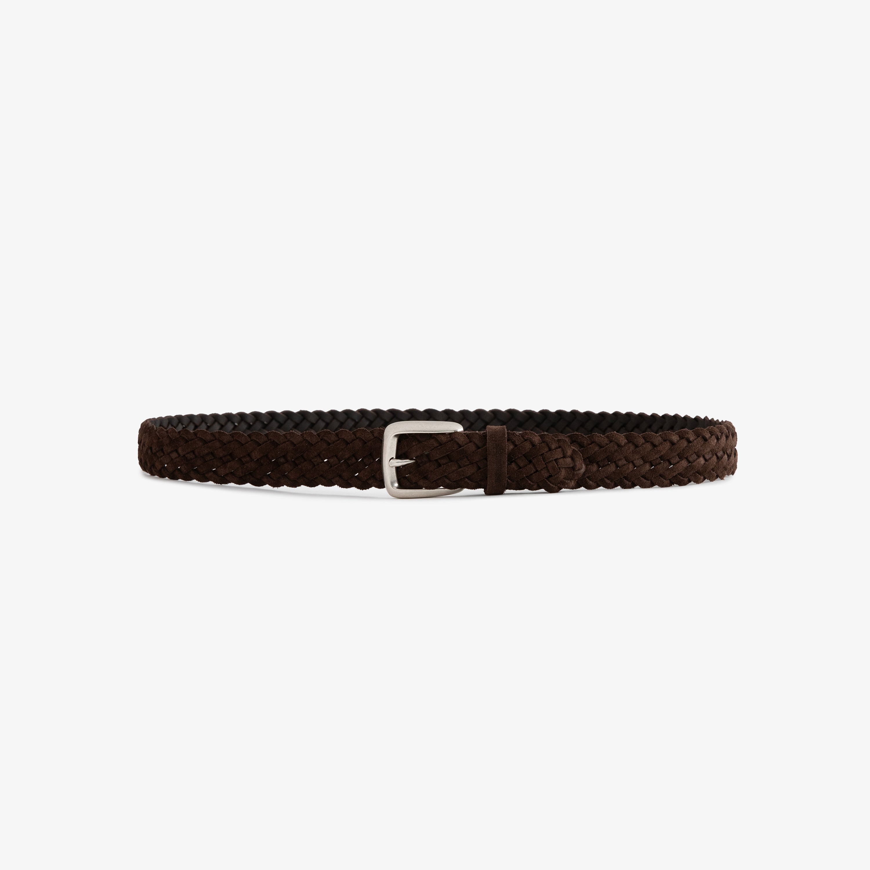 aim-leon-dore-braided-suede-belt-braun image 1