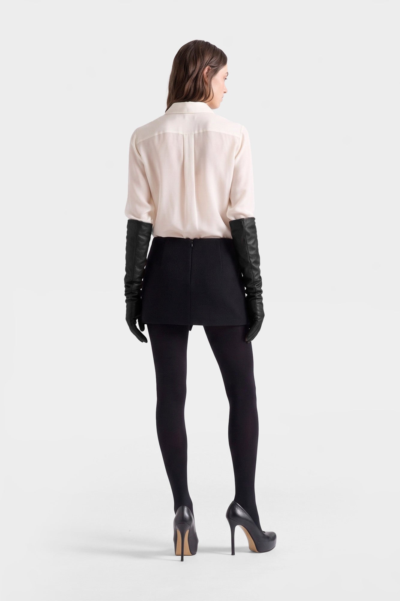 7-for-all-mankind-bow-mini-skirt-wool-blend-black-minirock image 5