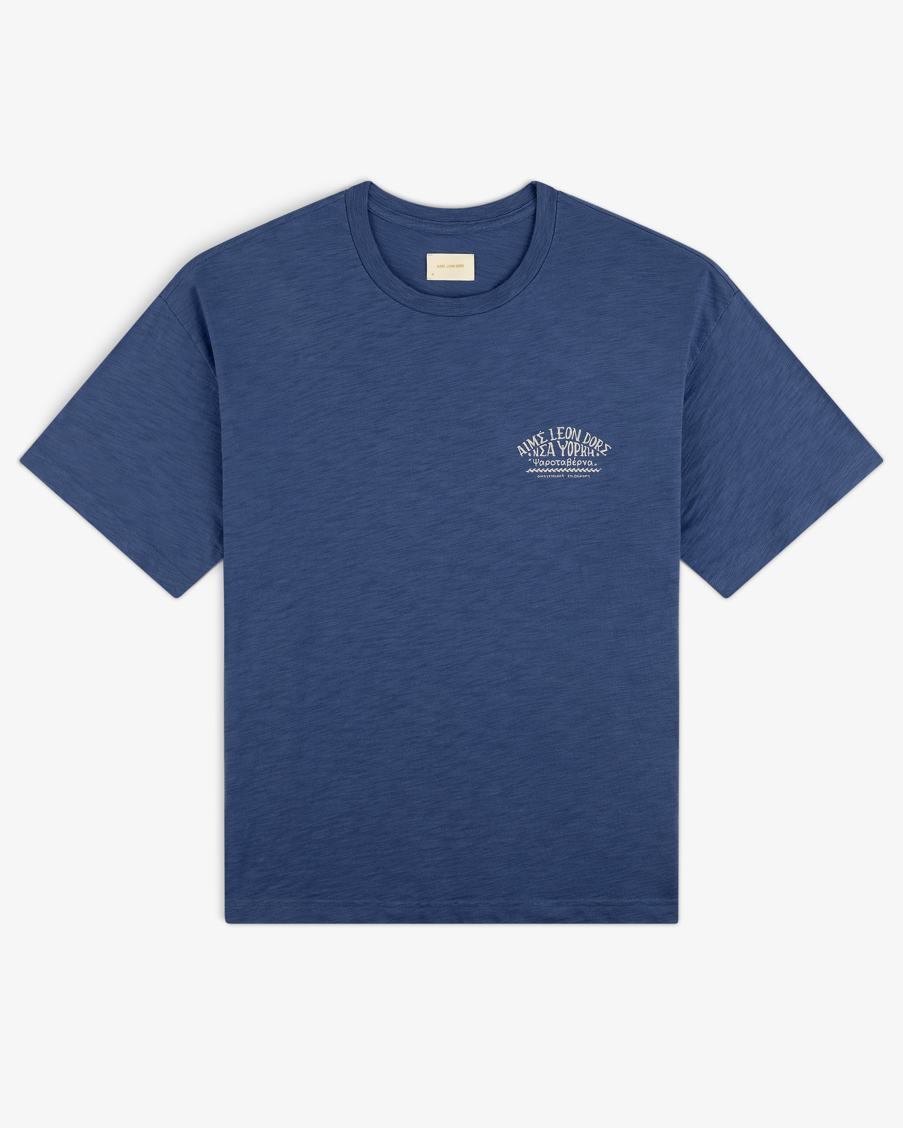 aim-leon-dore-taverna-t-shirt-boxy-fit-blau image 3