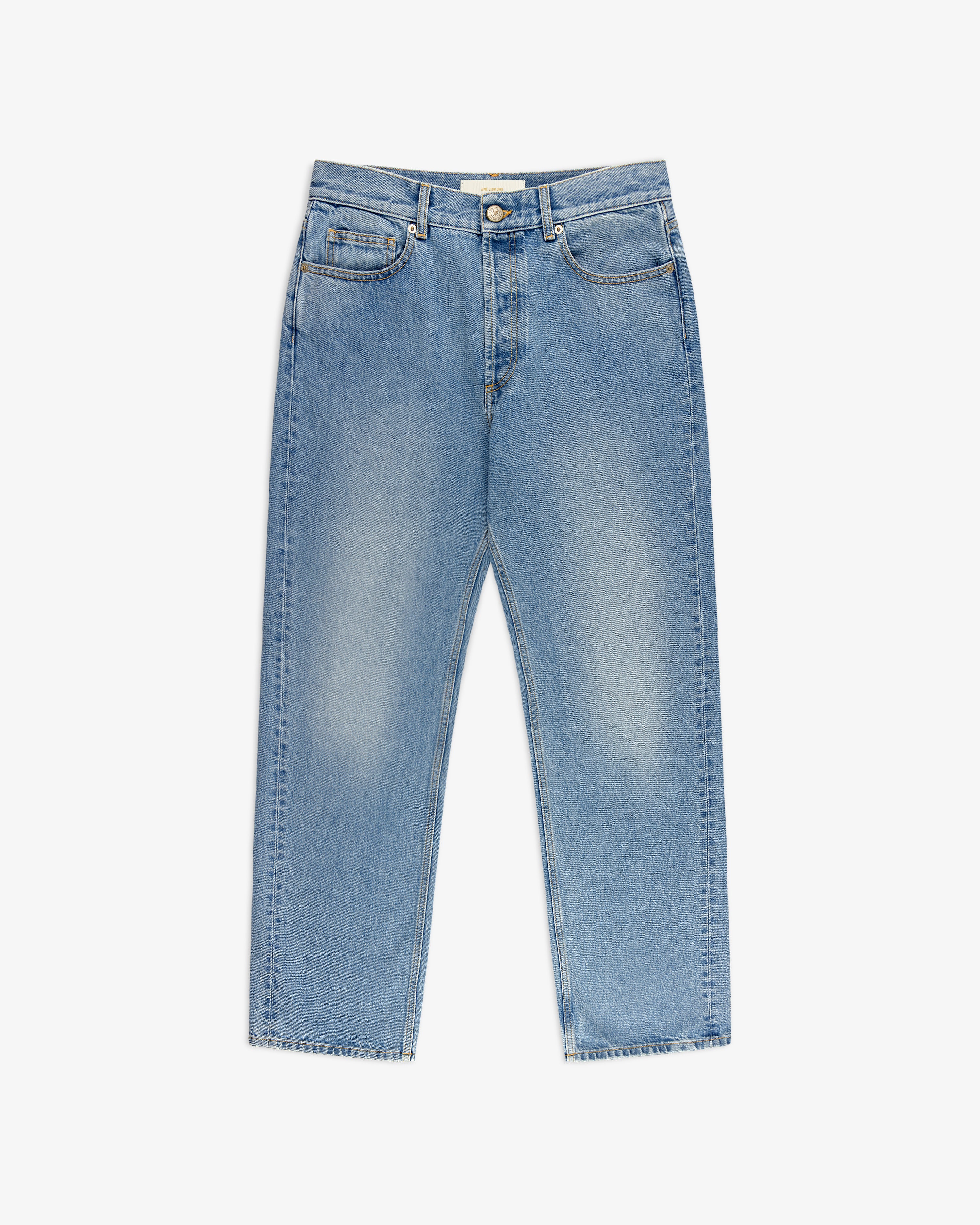 aim-leon-dore-ald-straight-fit-denim-light-wash image 2