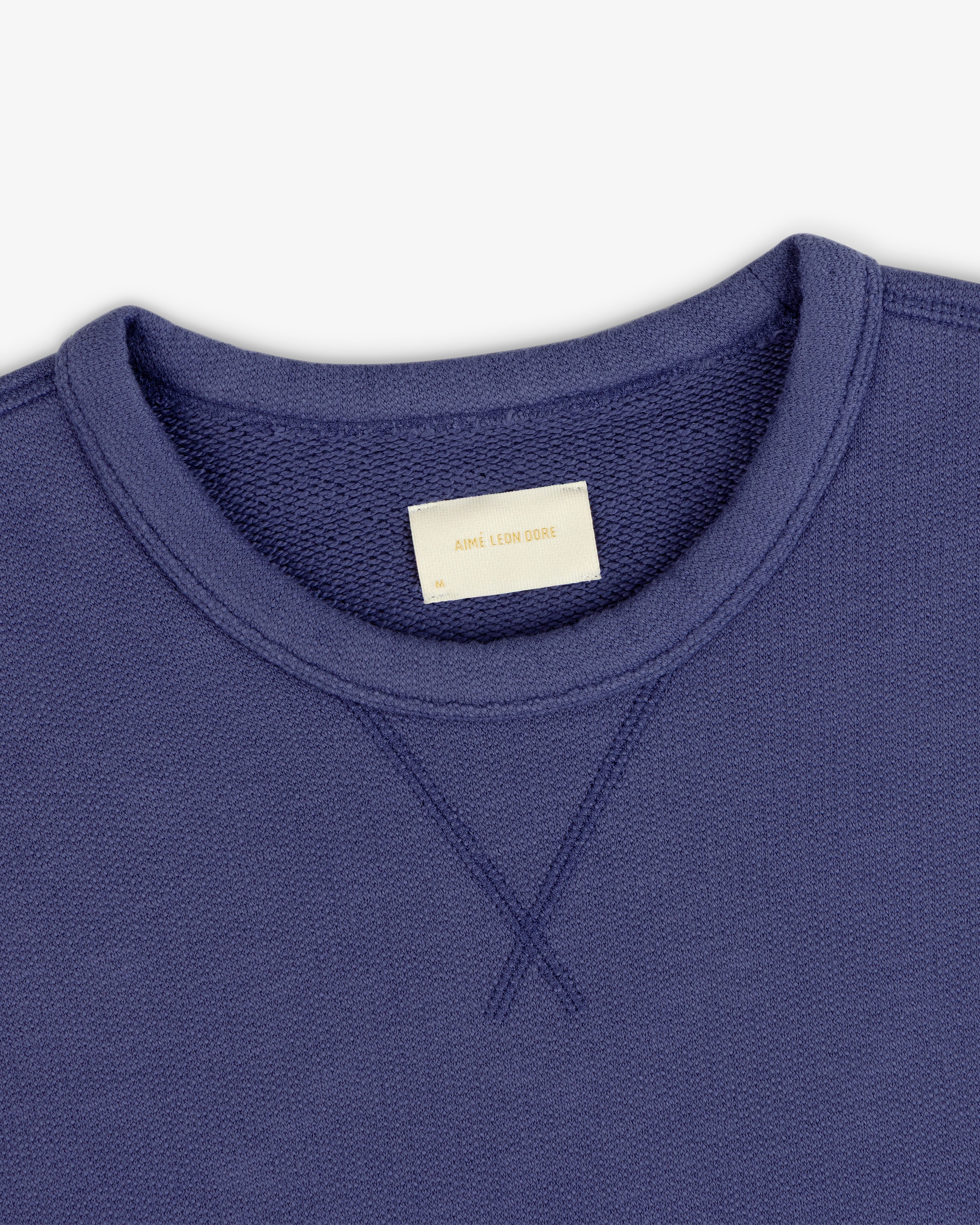 aim-leon-dore-stone-washed-marina-crewneck-blau-sweatshirt image 3