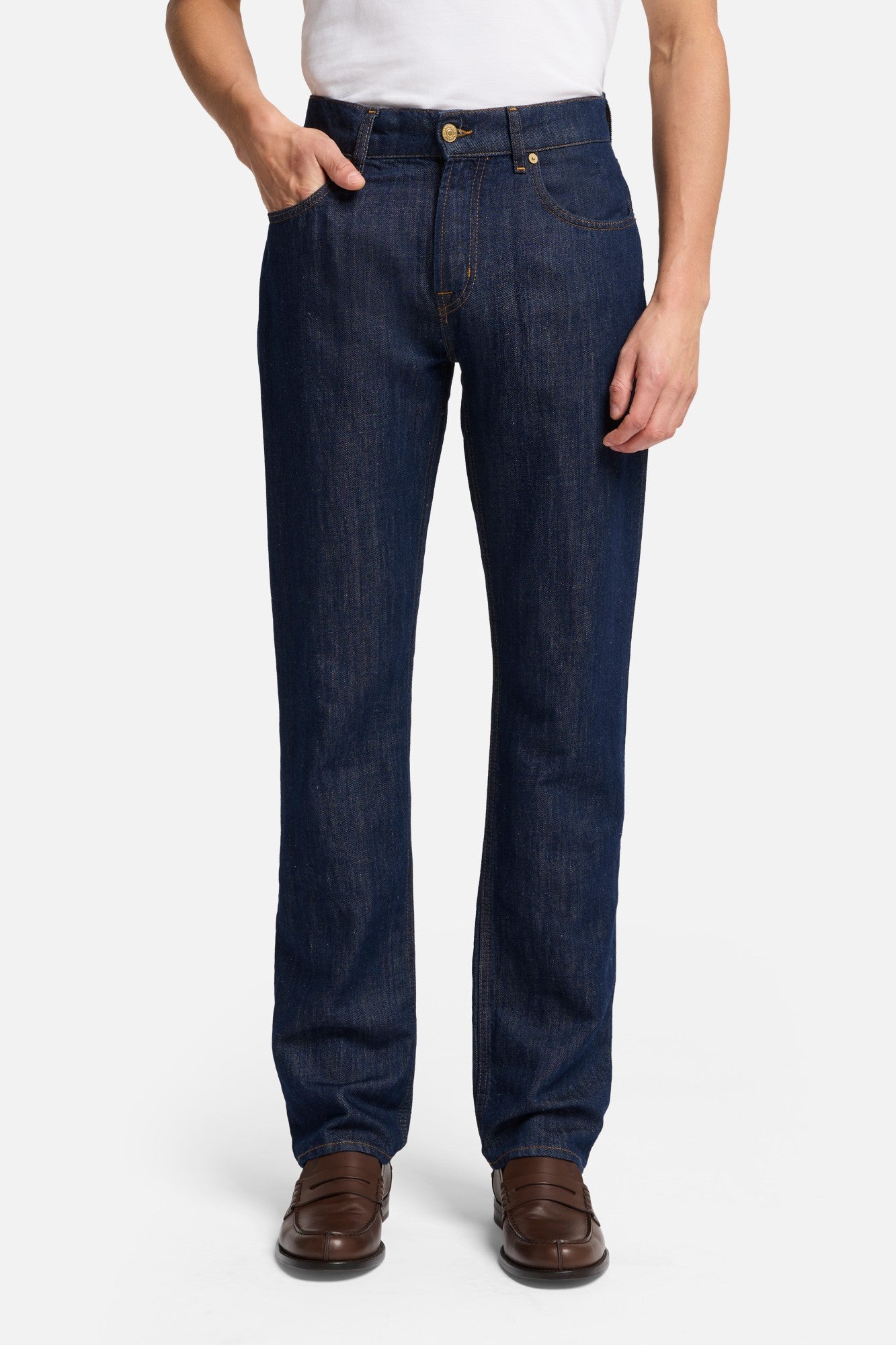 7-for-all-mankind-denim-linen-the-straight-herren-jeans-in-total image 3