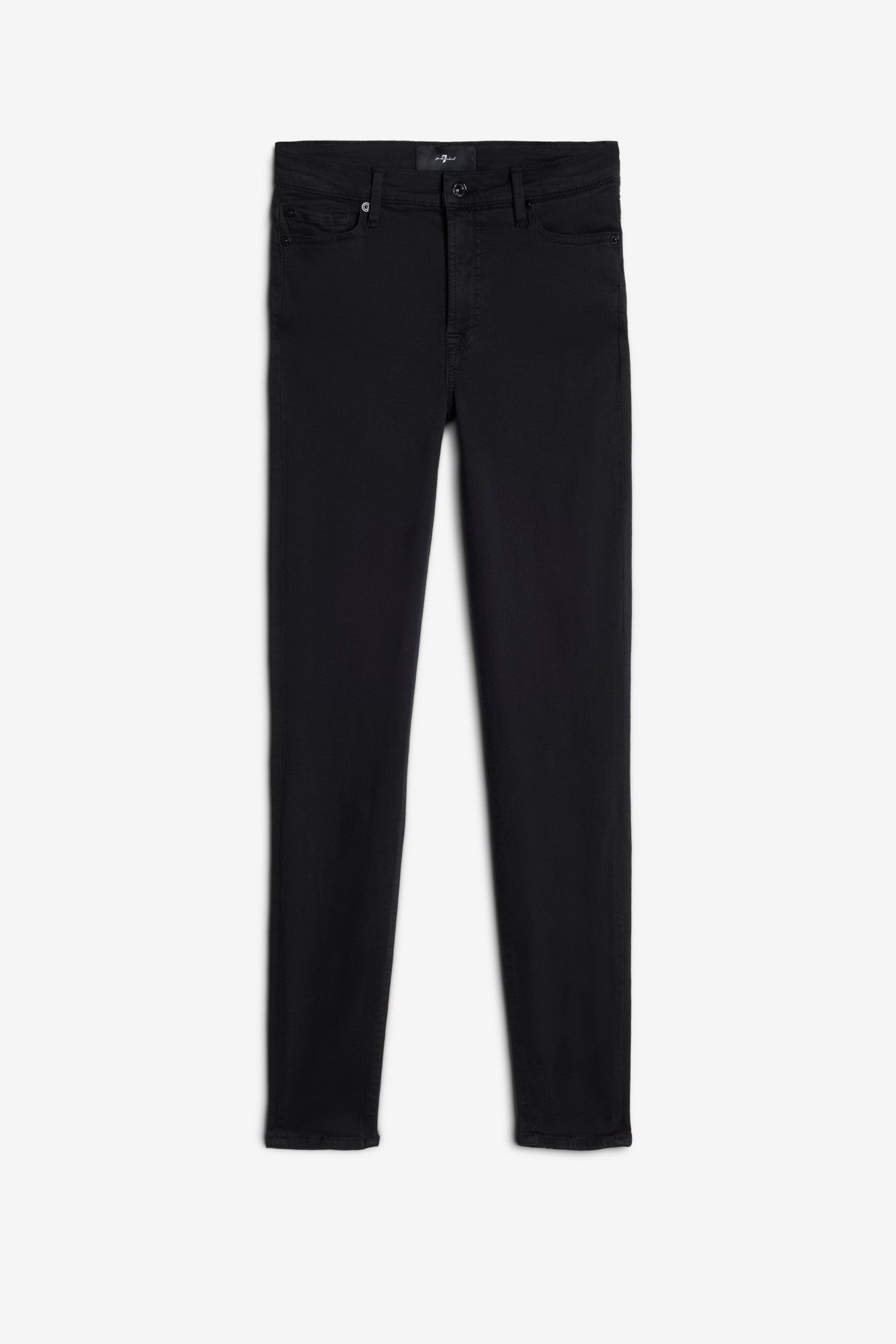 7-for-all-mankind-the-skinny-high-waist-jeans-slim-illusion-rinsed-black image 1