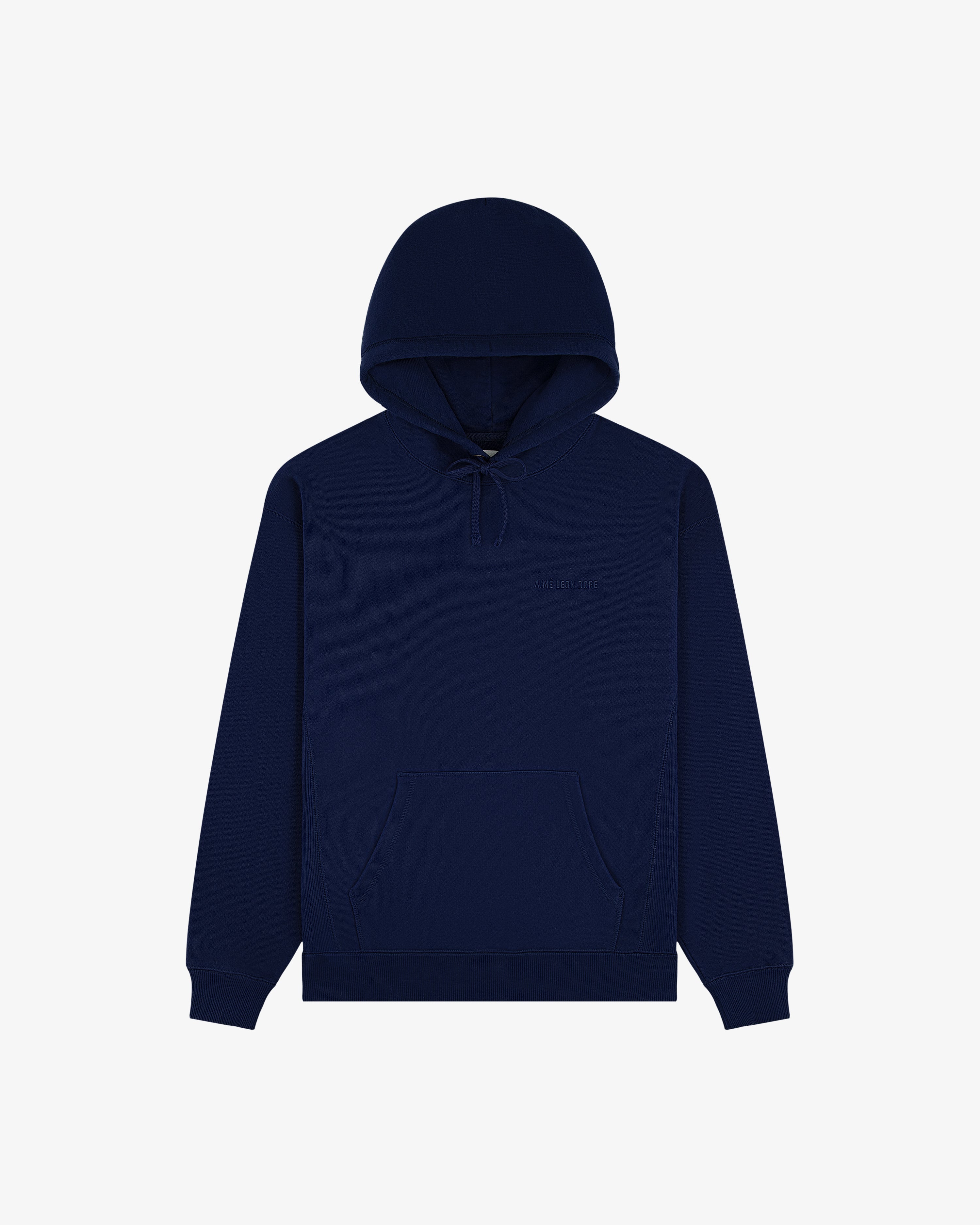 aim-leon-dore-tonal-logo-hoodie-navy image 2