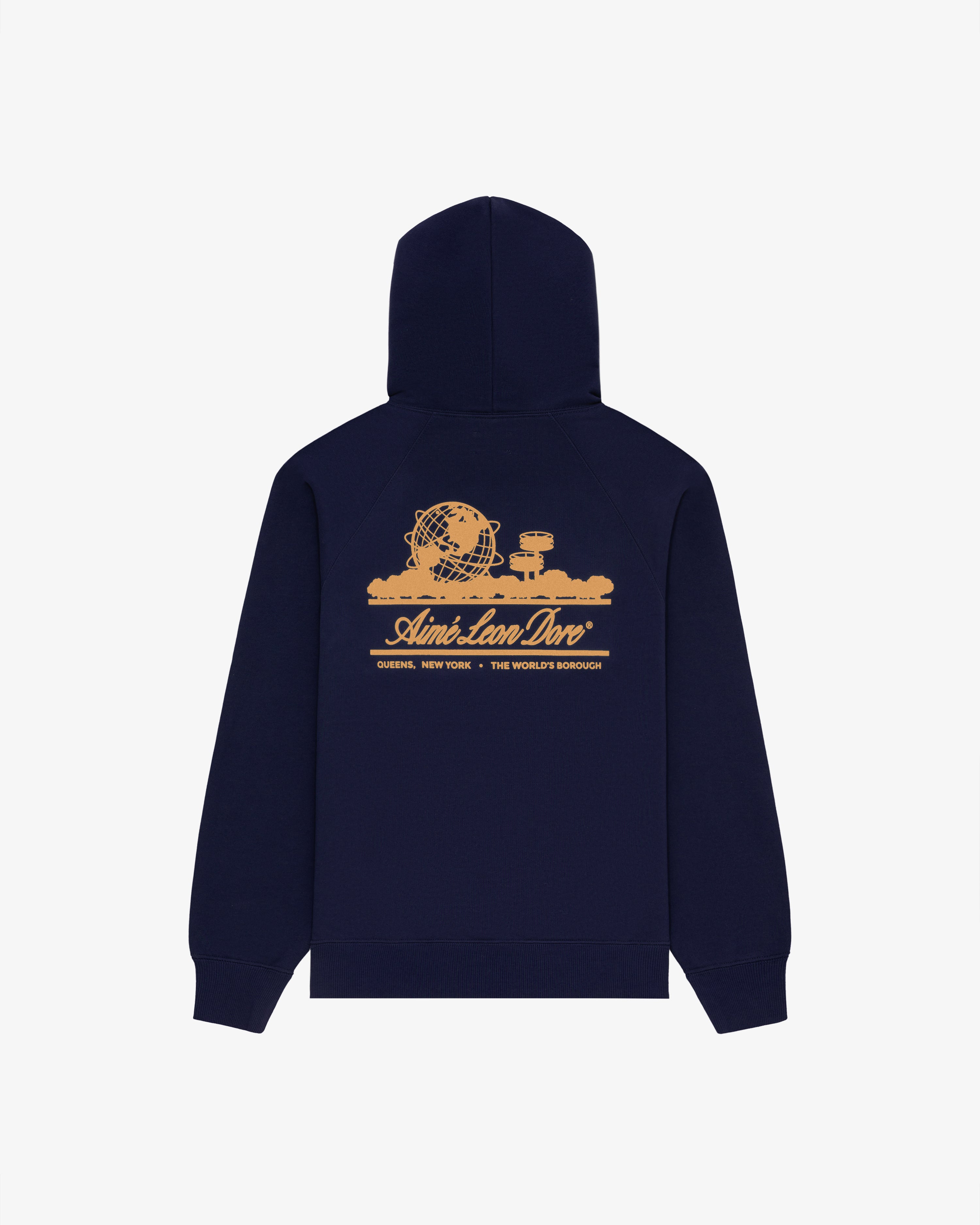 aim-leon-dore-unisphere-hoodie-navy-regular-fit image 2