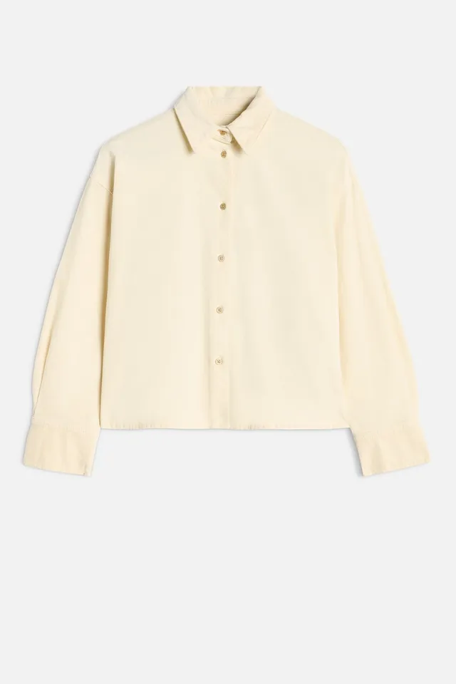 7-for-all-mankind-nina-cropped-cord-hemd-damen-eggshell-wei image 1