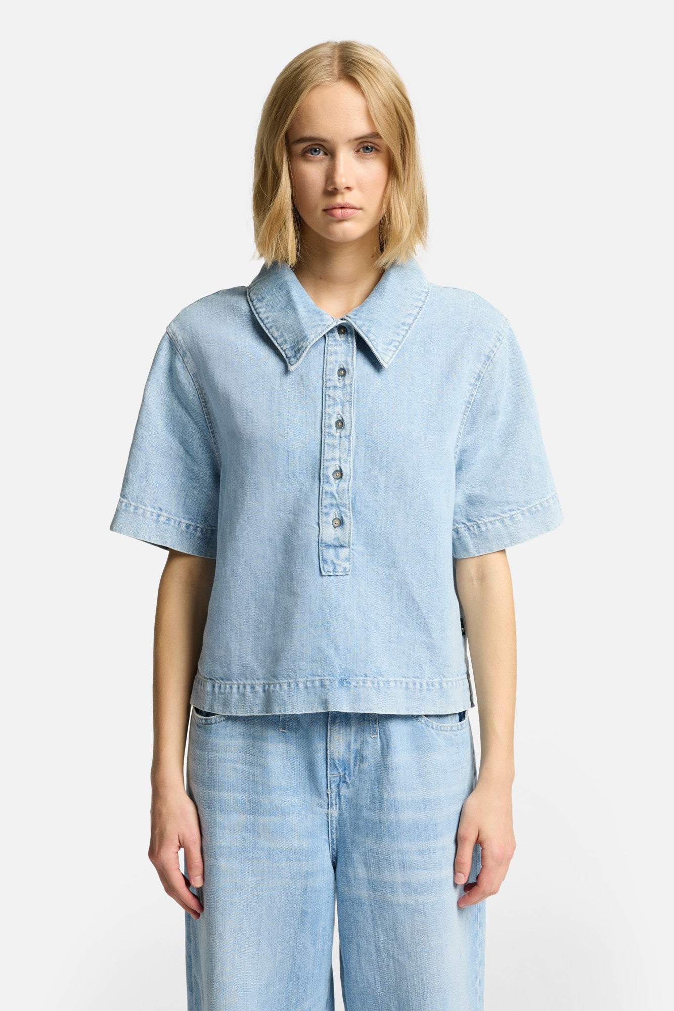 7-for-all-mankind-indigo-linen-polo-kansas-damen image 3