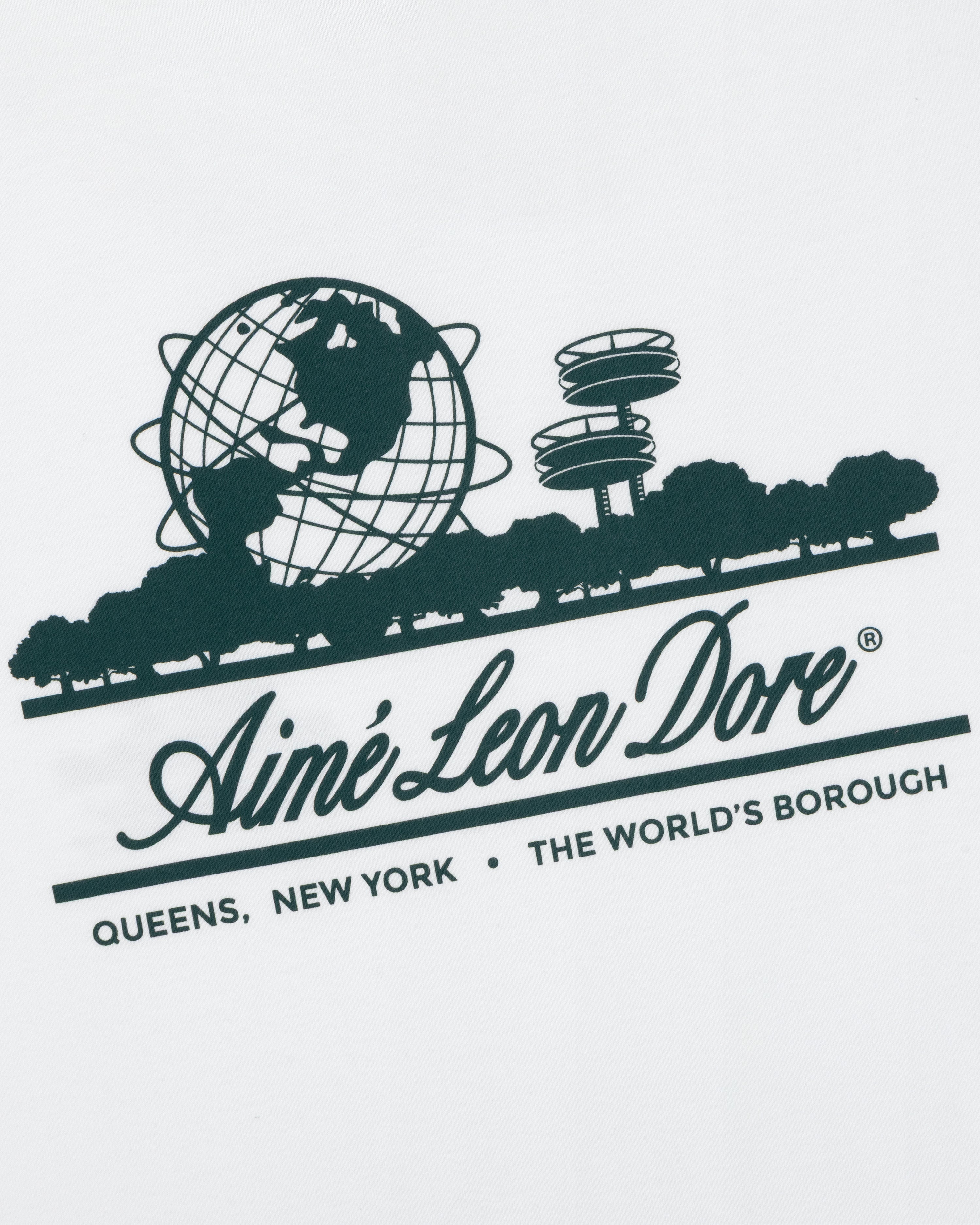 aim-leon-dore-cropped-unisphere-tee-t-shirt-wei-aloe-blend-boxy image 6
