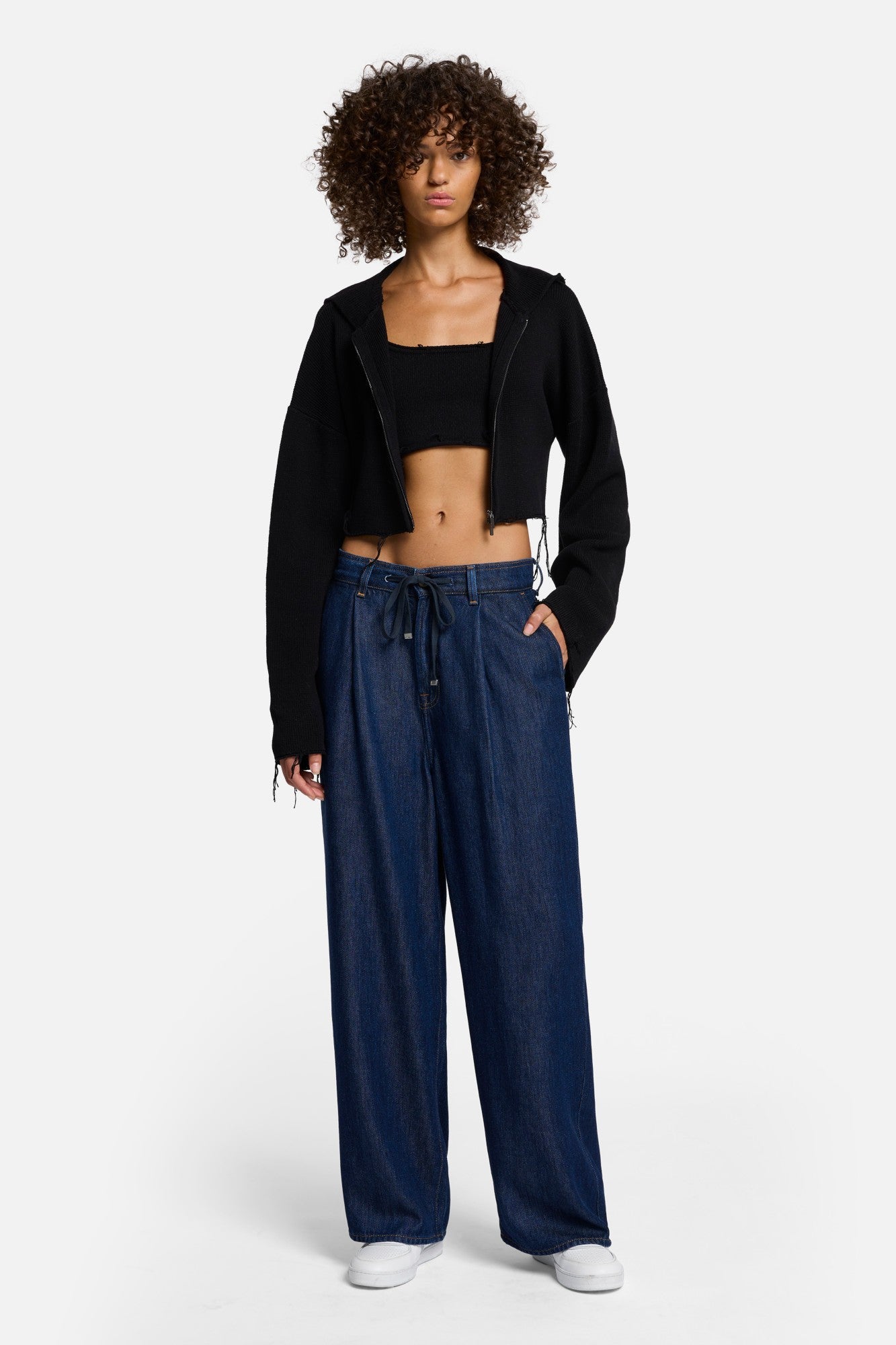 7-for-all-mankind-denim-lustre-tilda-pant-coco-damen-stoffhose-dunkel image 2