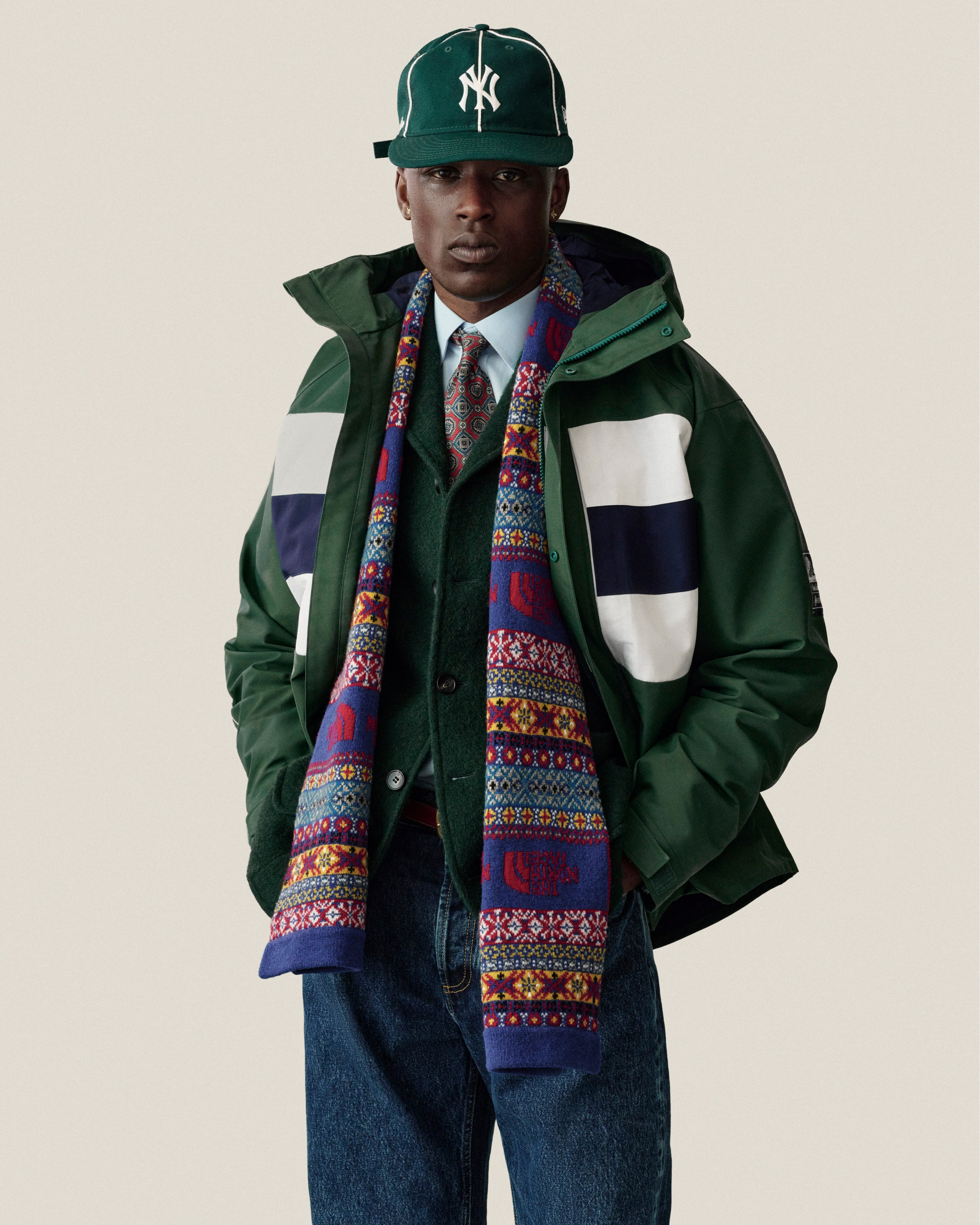 aim-leon-dore-gore-tex-striped-sailing-jacke-gr-n image 3