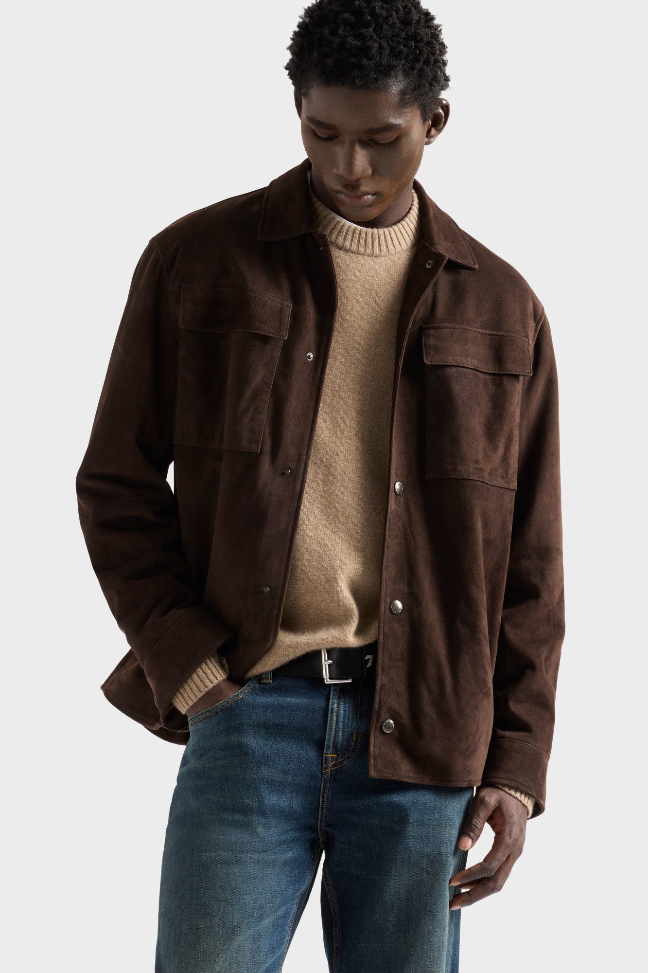 7-for-all-mankind-overshirt-suede-espresso-herren-wildleder-hemdjacke image 3