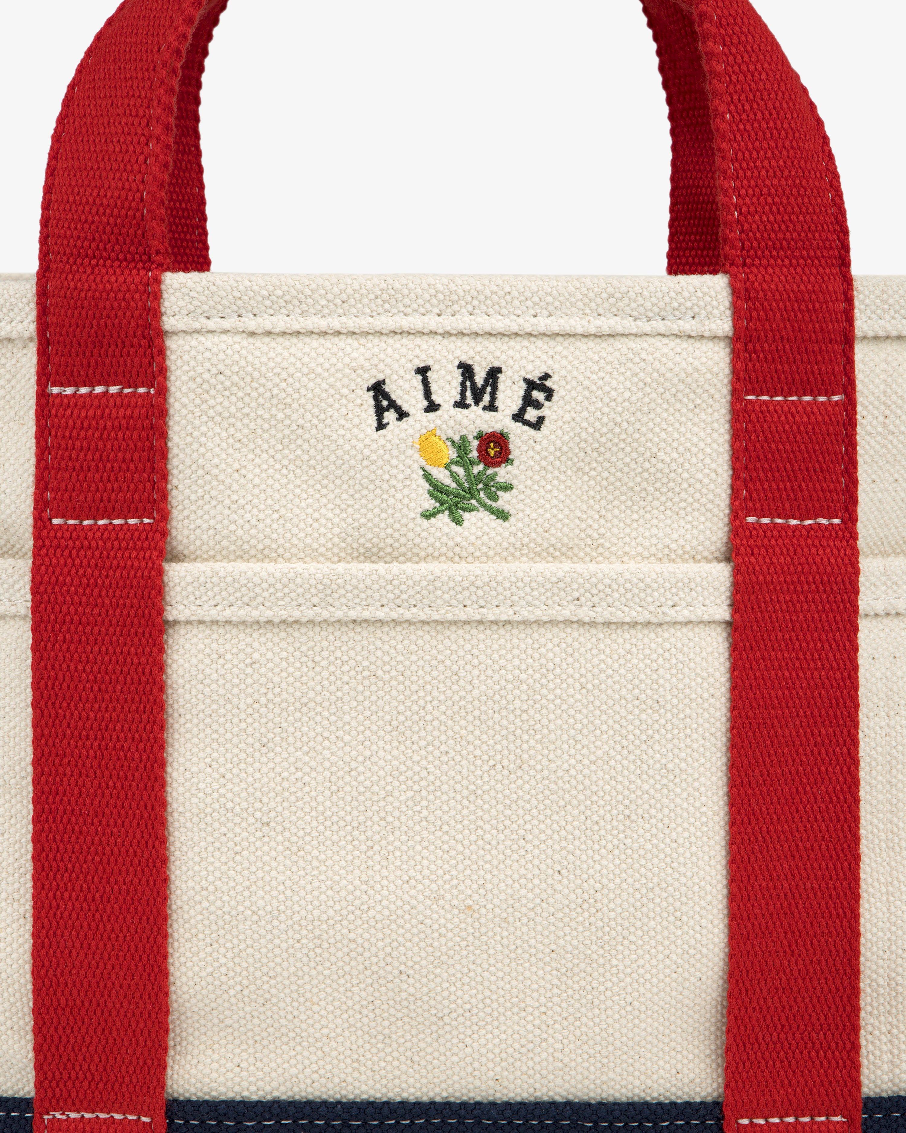 aim-leon-dore-mini-crest-contrast-tote-bag-cream-2 image 4