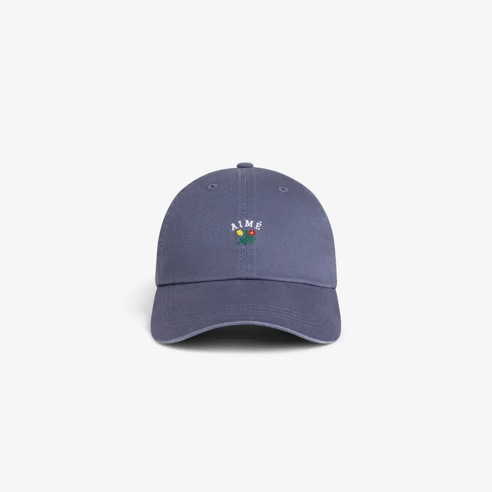 aim-leon-dore-crest-logo-hat-blau-5-panel-snapback-cap image 1