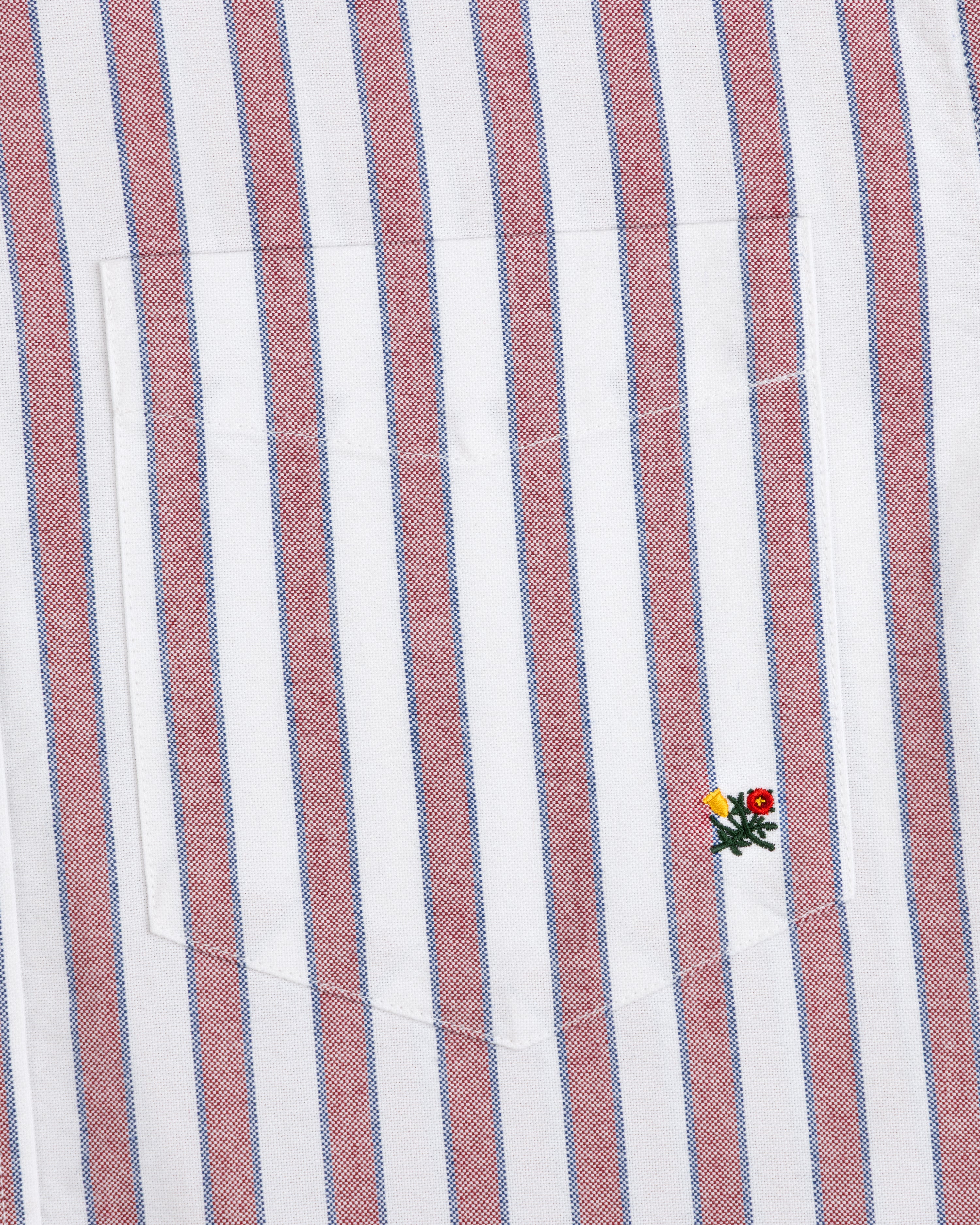 aim-leon-dore-striped-crest-oxford-shirt-rot-wei image 5