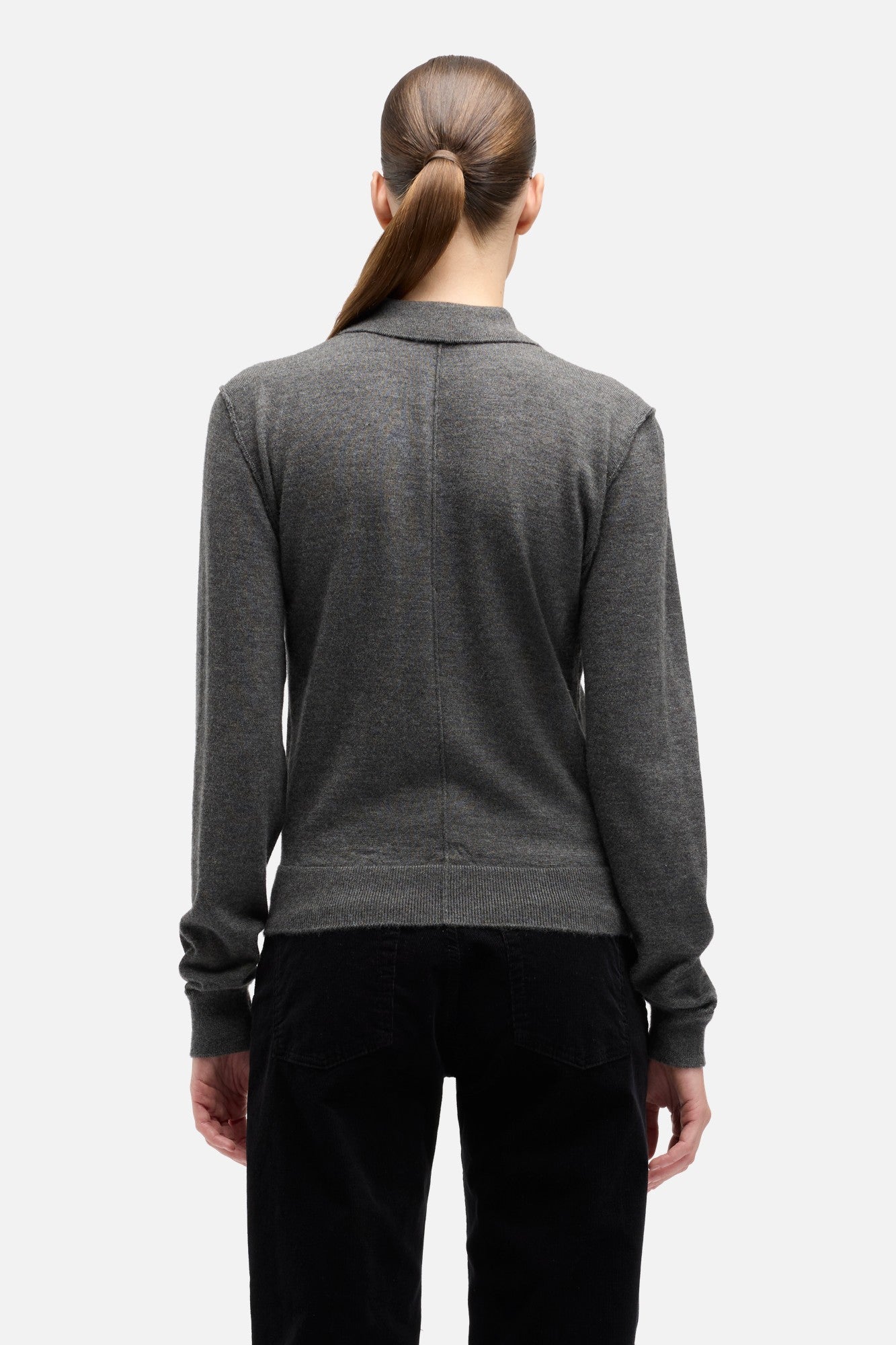 7-for-all-mankind-cashmere-polo-cardigan-damen-strickjacke-korat-grau image 5