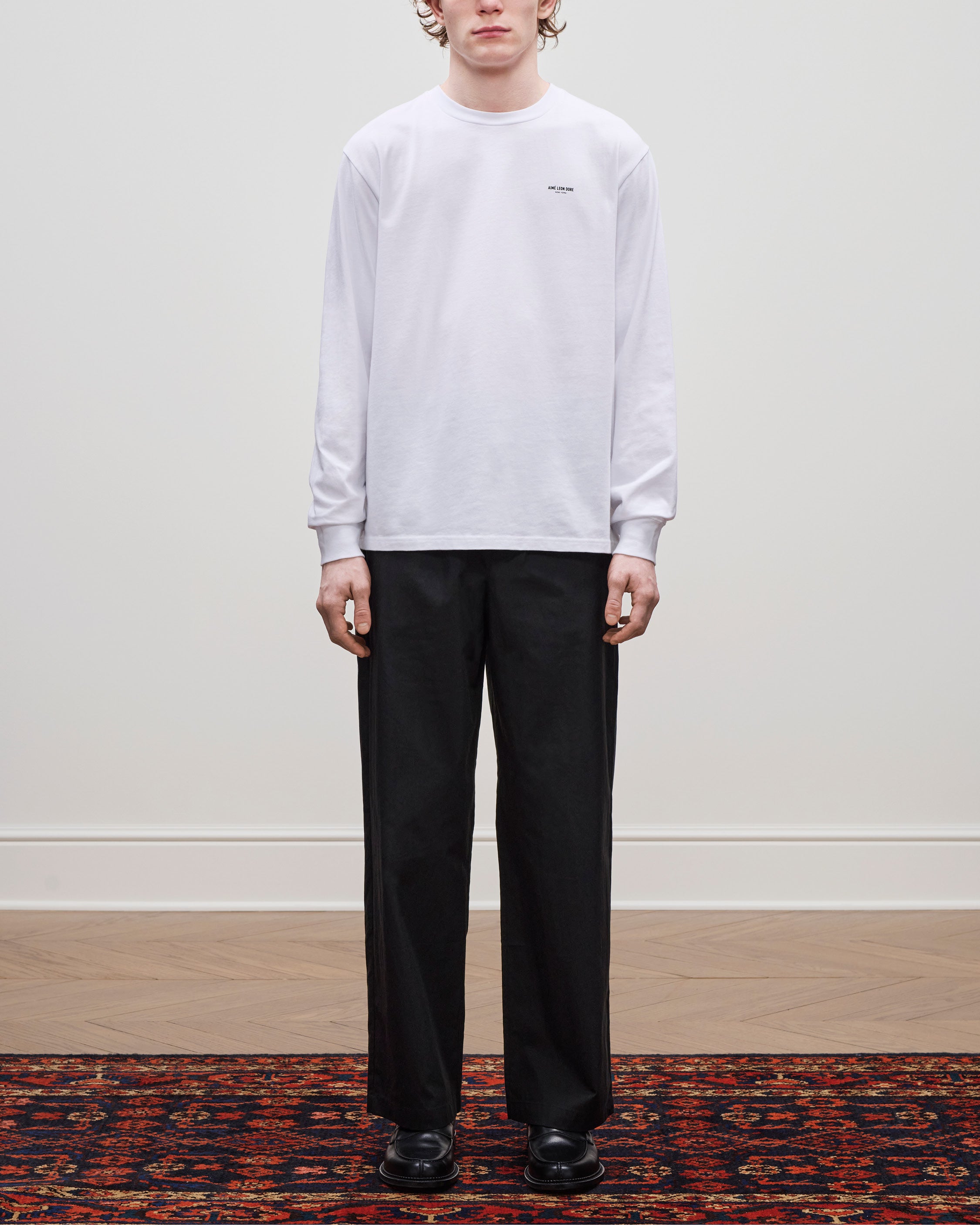 aim-leon-dore-long-sleeve-micro-logo-tee-wei-es-langarmshirt image 3